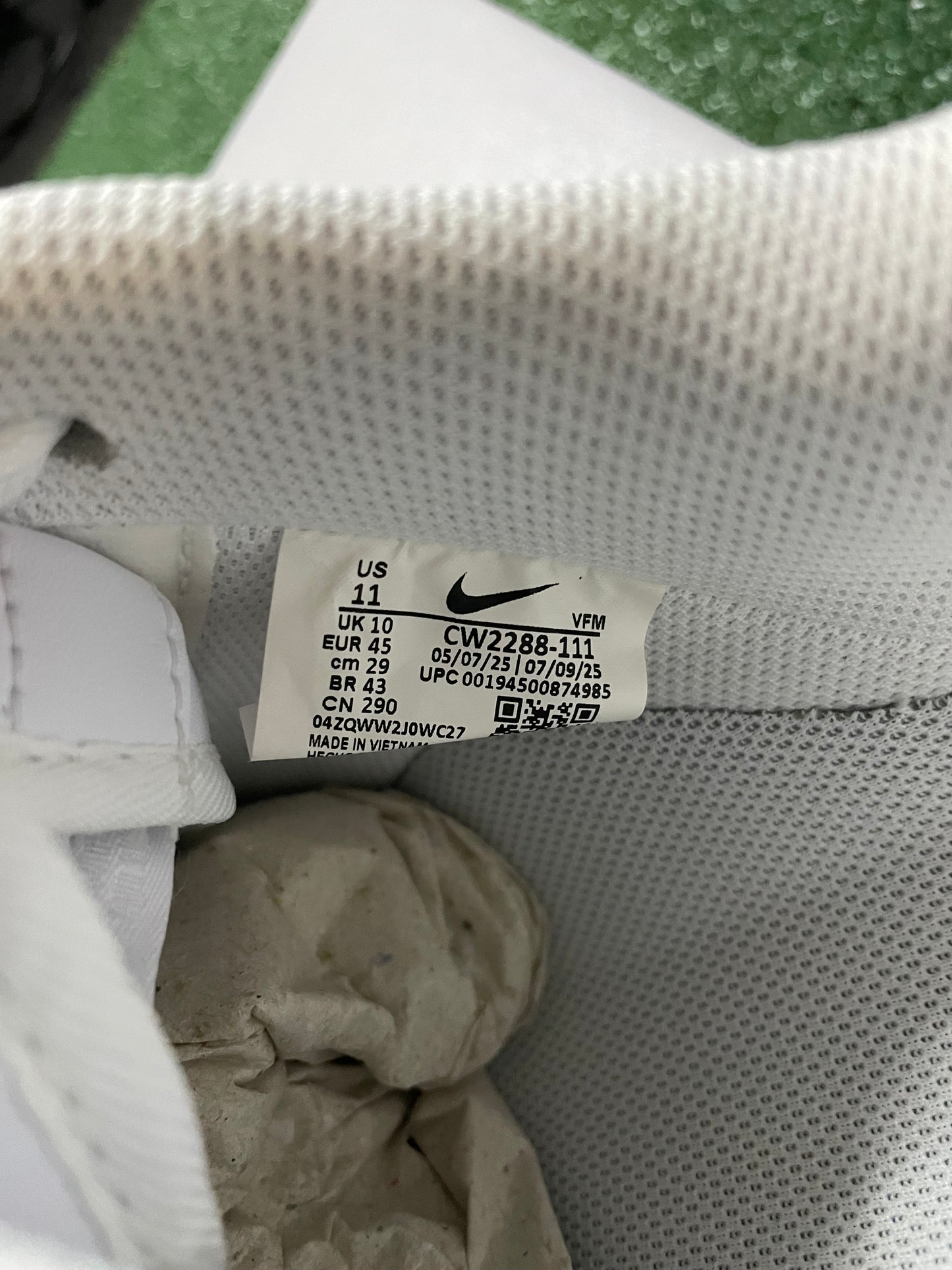 Nike Air Force 1 low triple white