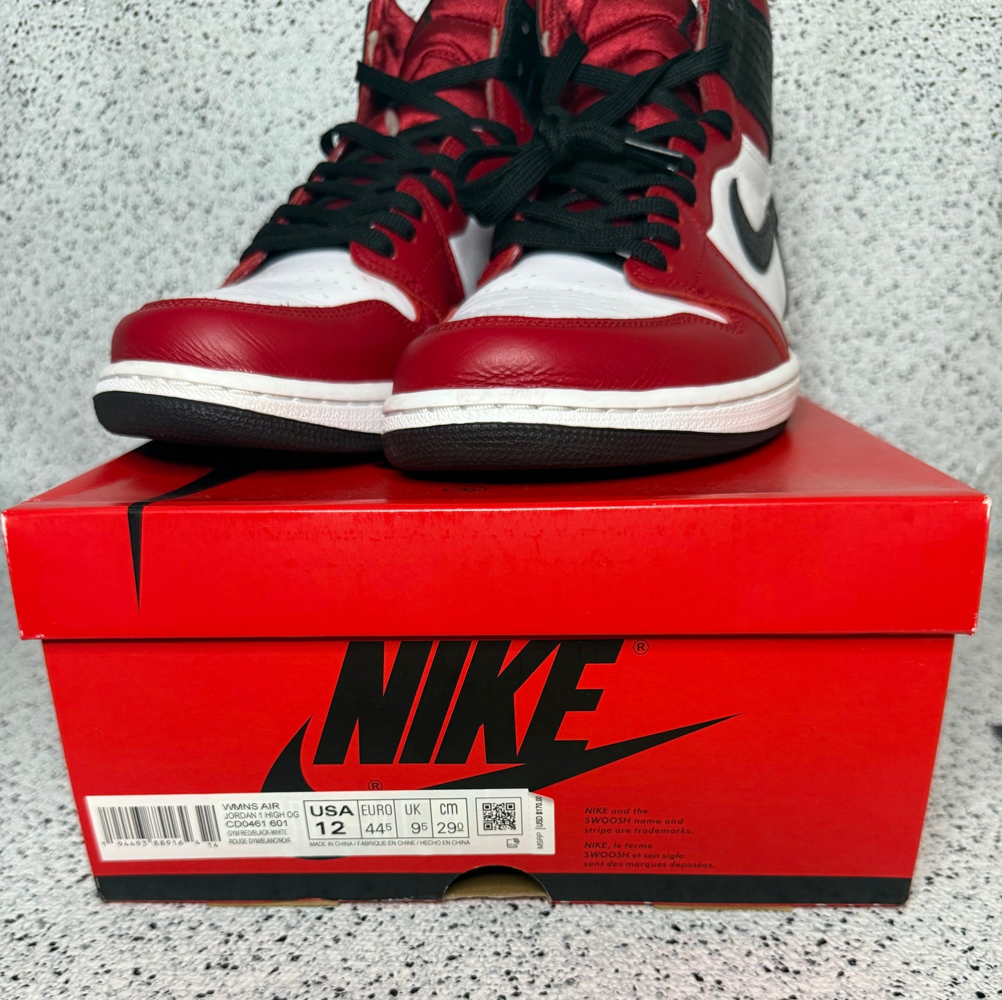 Jordan 1 Satin Snake 10.5 Men/12 Women “Preowned”