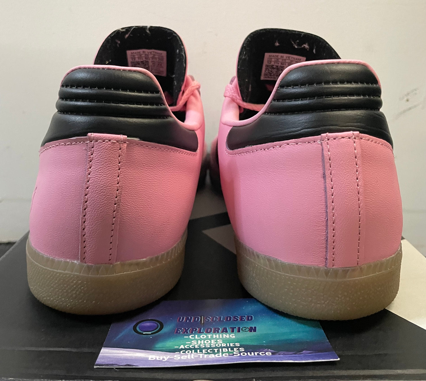 Adidas Samba Messi light pink inter Miami size 12men/13.5women
