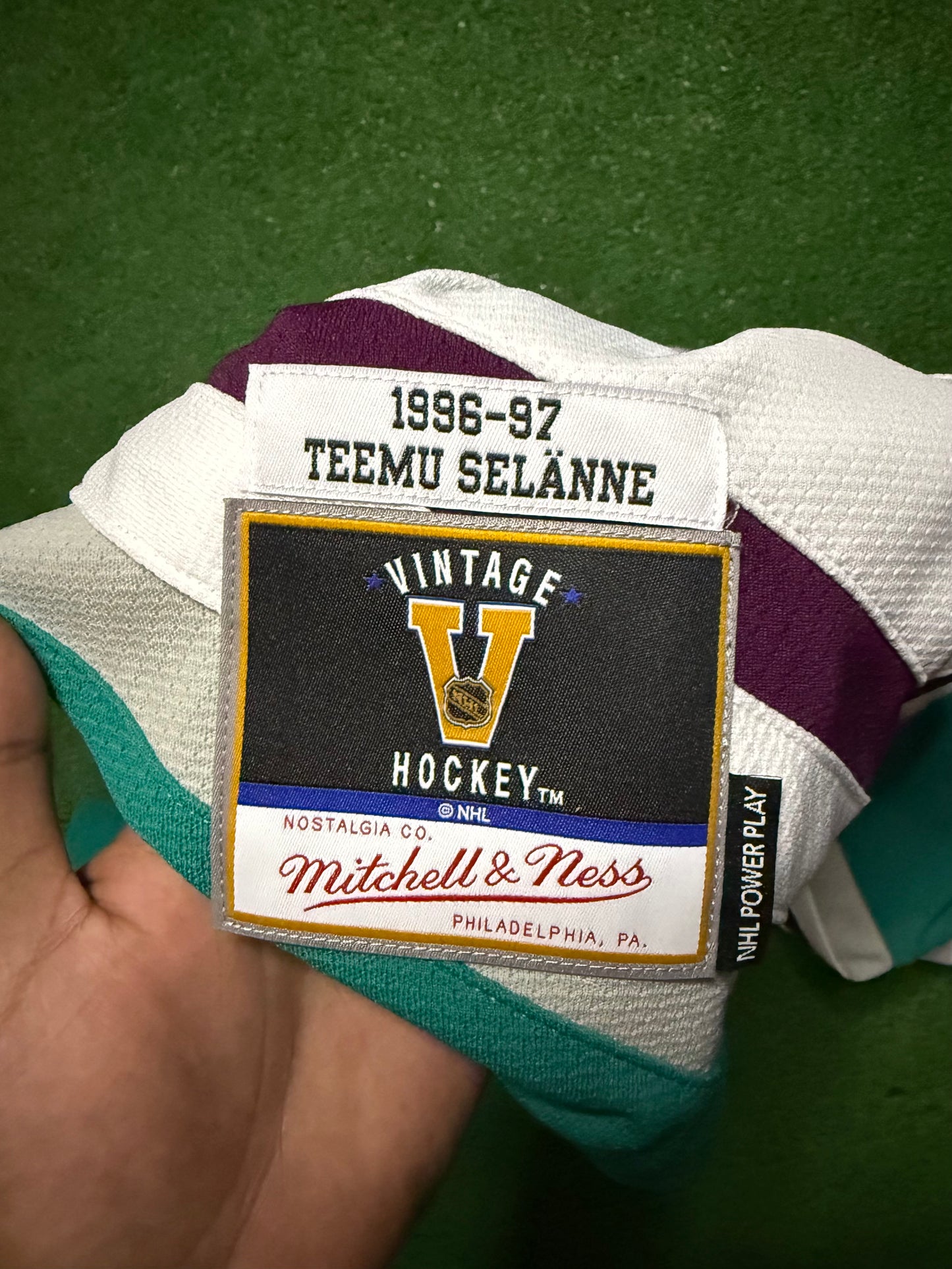 Anaheim Ducks Teemu Selanne Mitchell and Ness Power Play Jersey