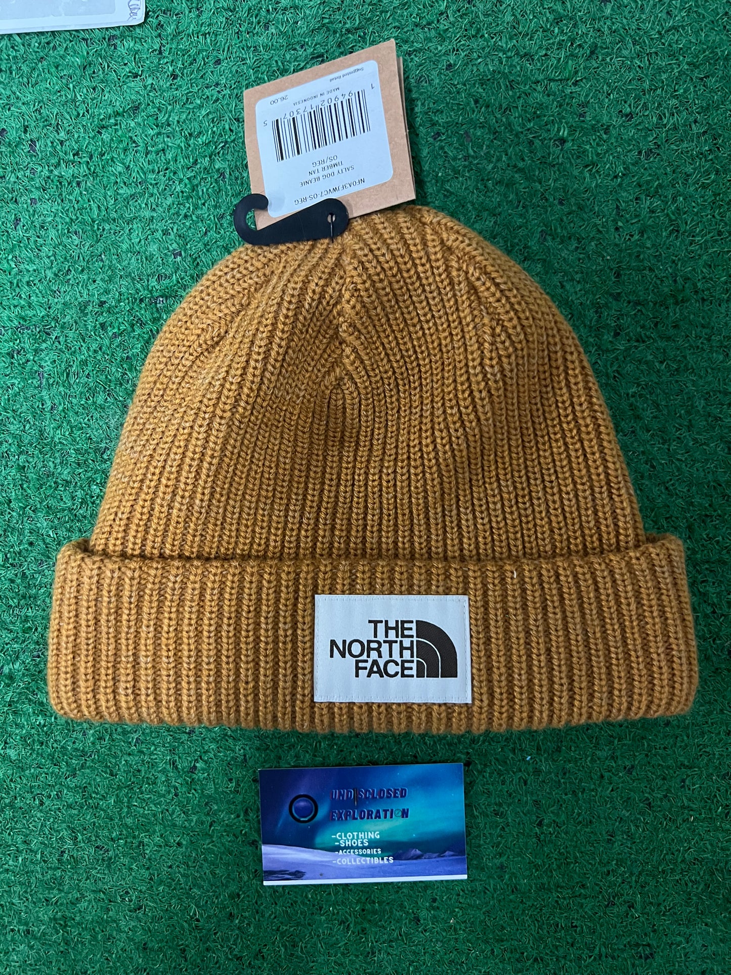 The North face timber tan salty dog beanie