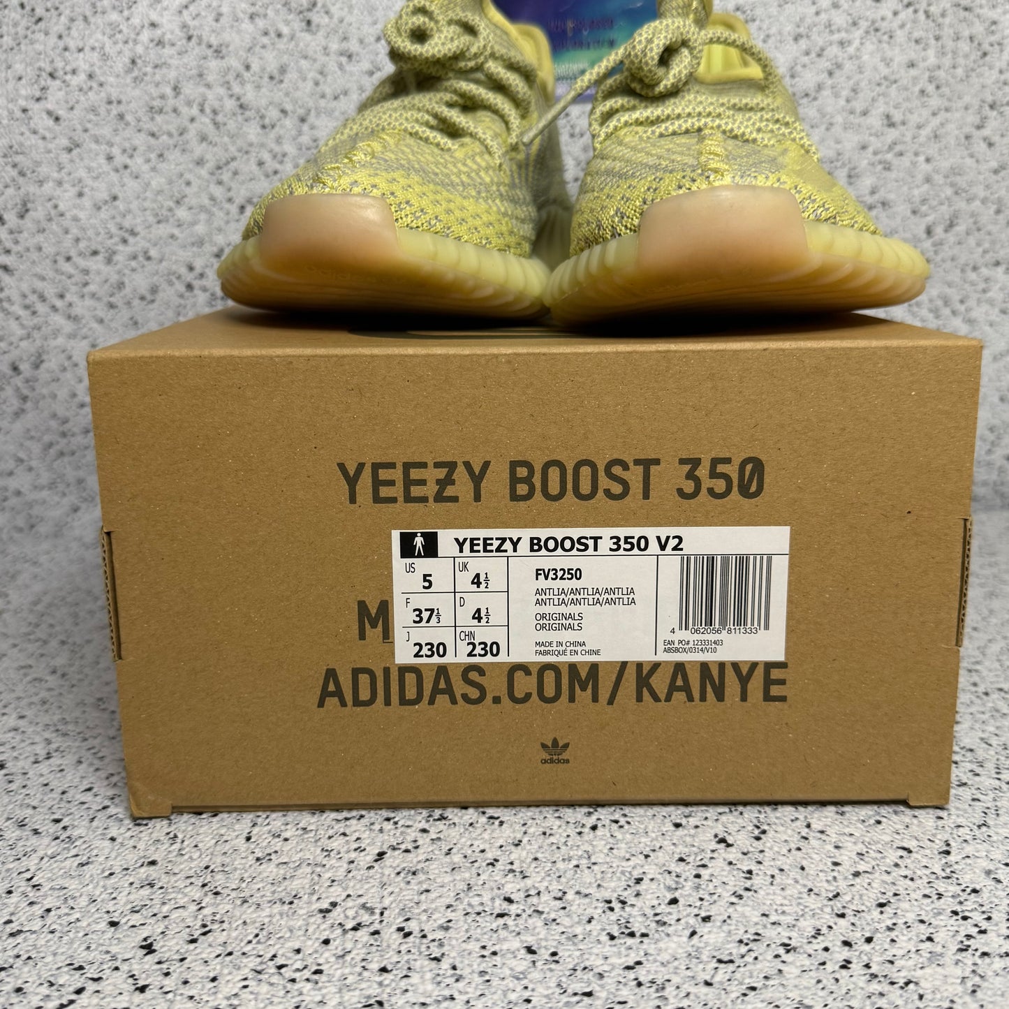 Yeezy 350 Antlia 5 Men/6.5 Women “Preowned”