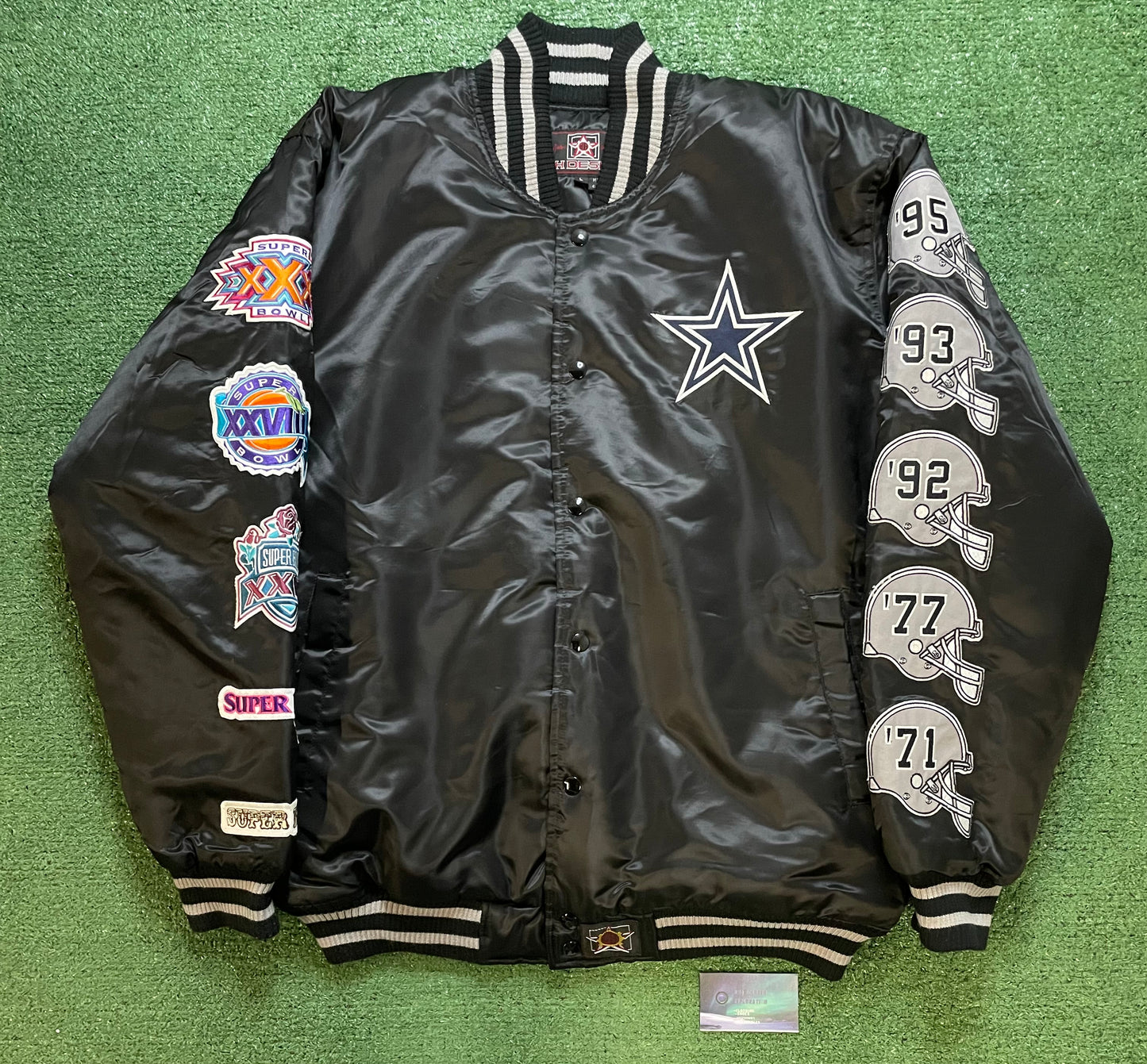 Vintage 1990s Dallas cowboys Jeff Hamilton Super Bowl Champions jacket