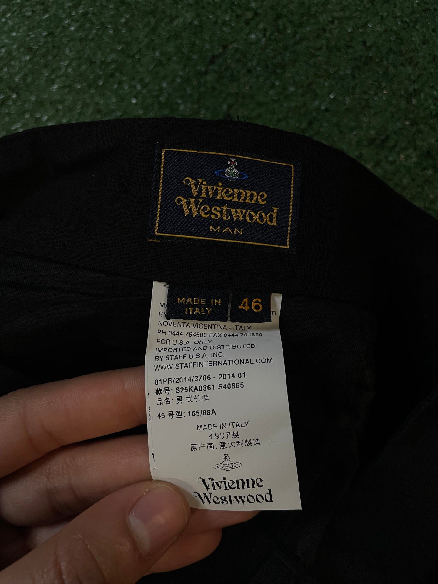 Vivienne Westwood black trouser pants