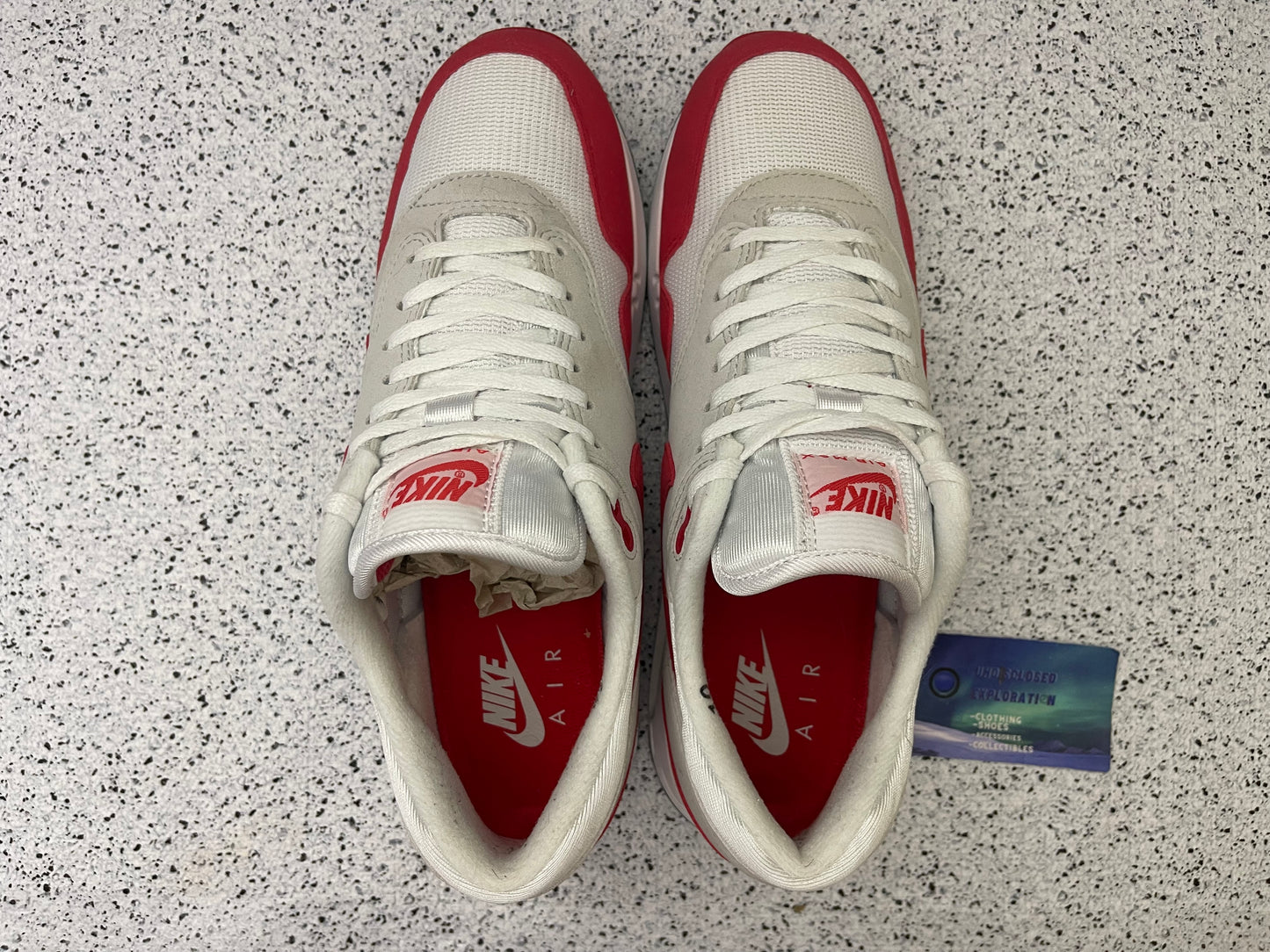 Nike Air Max 1 Big Bubble Red 10 Men/11.5 Women “Preowned”