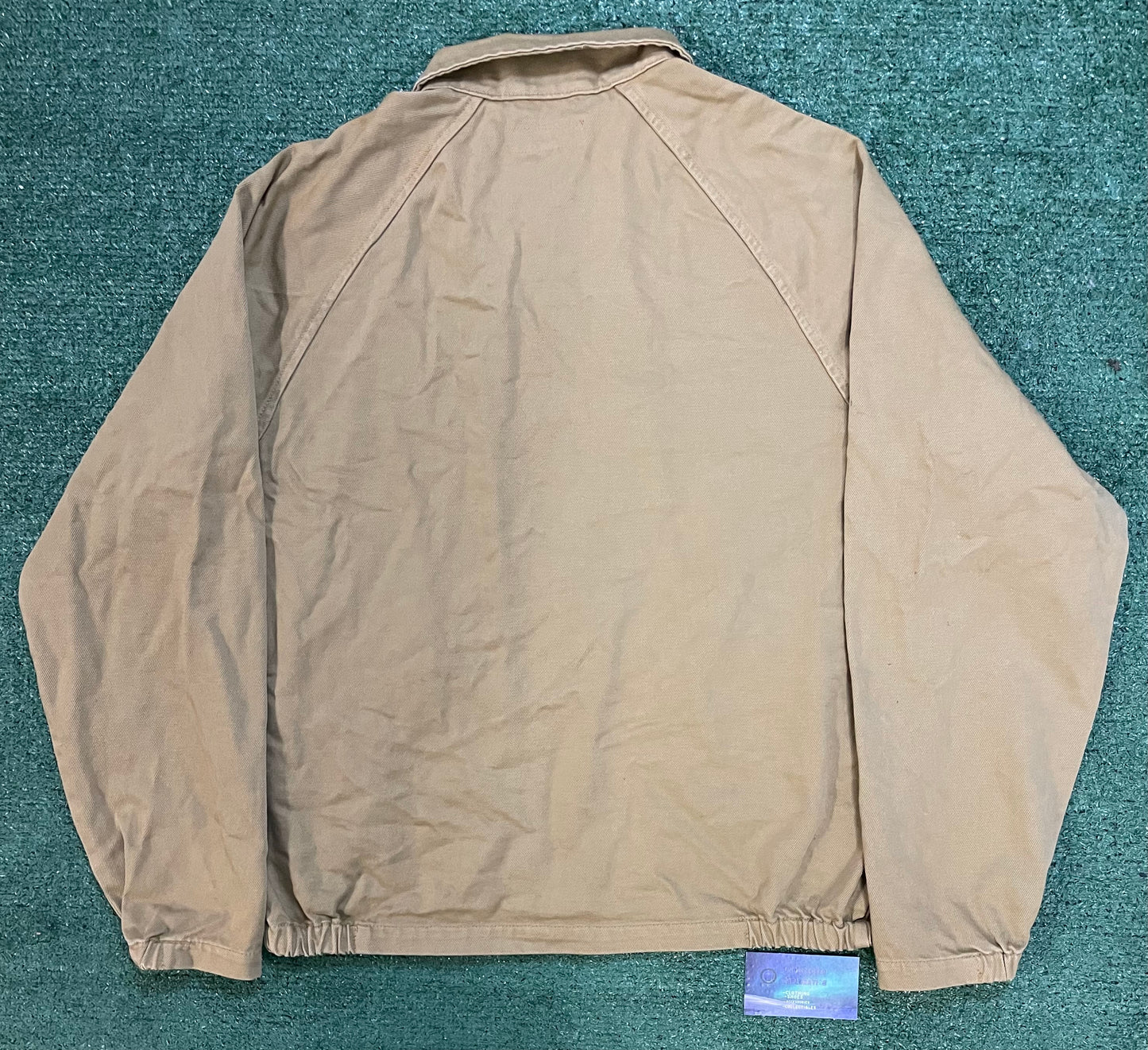 Supreme snap front twill jacket