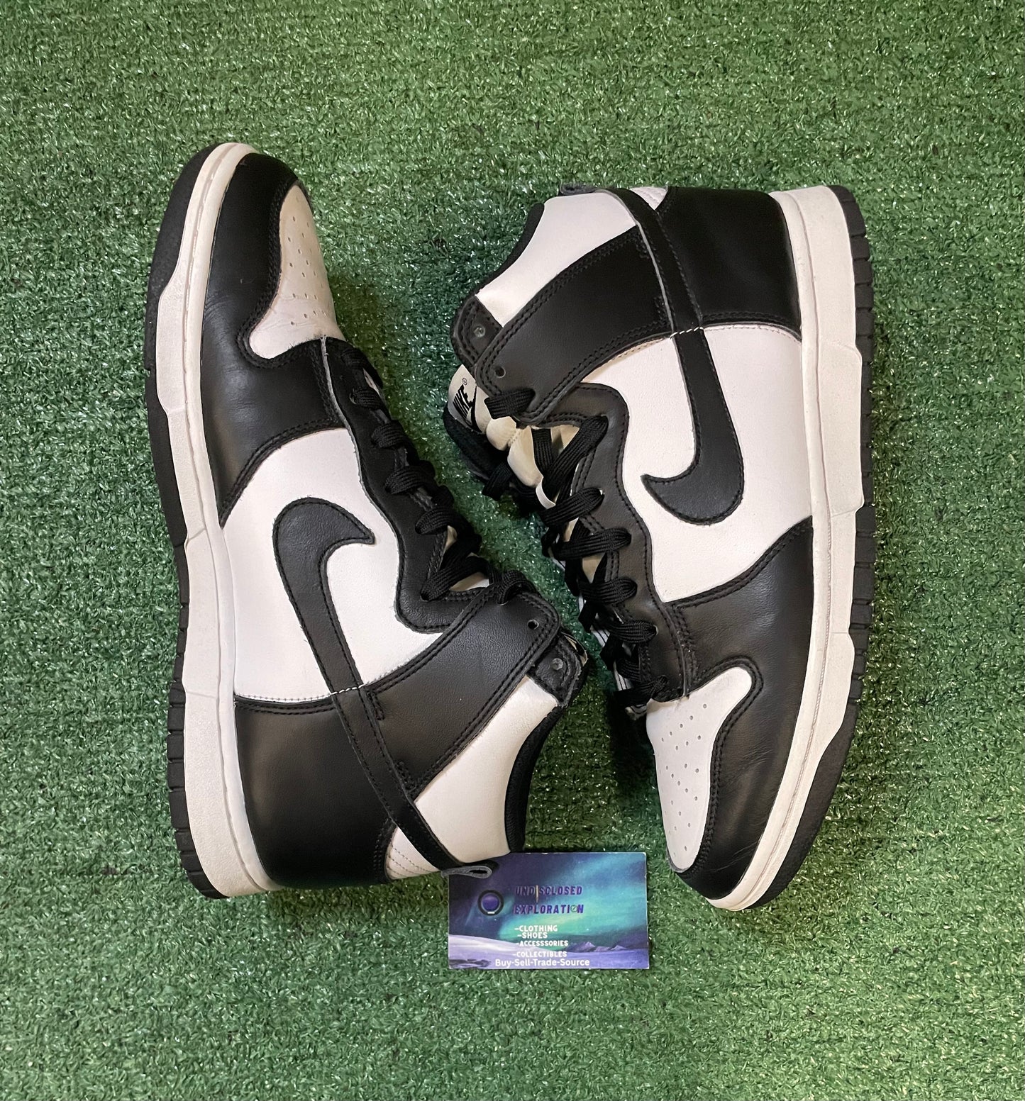 Nike Dunk high black white size 9.5men/11women