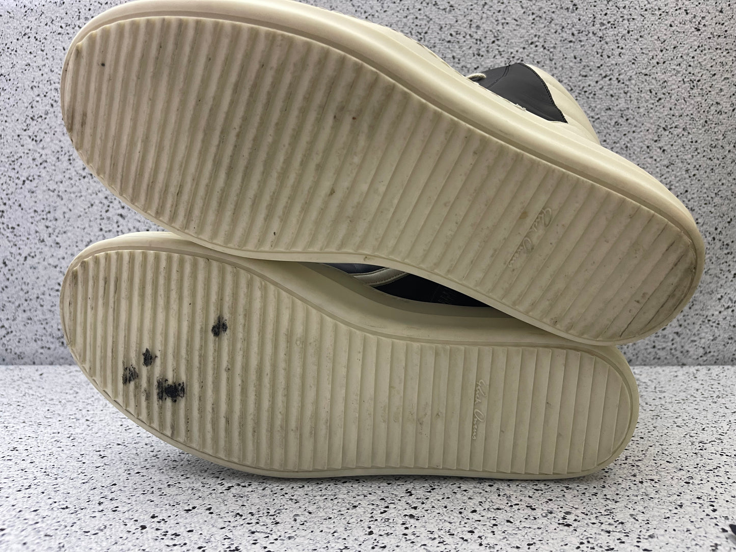 Rick Owens Geobasket Black Milk 44 EU/11 Men “Preowned”