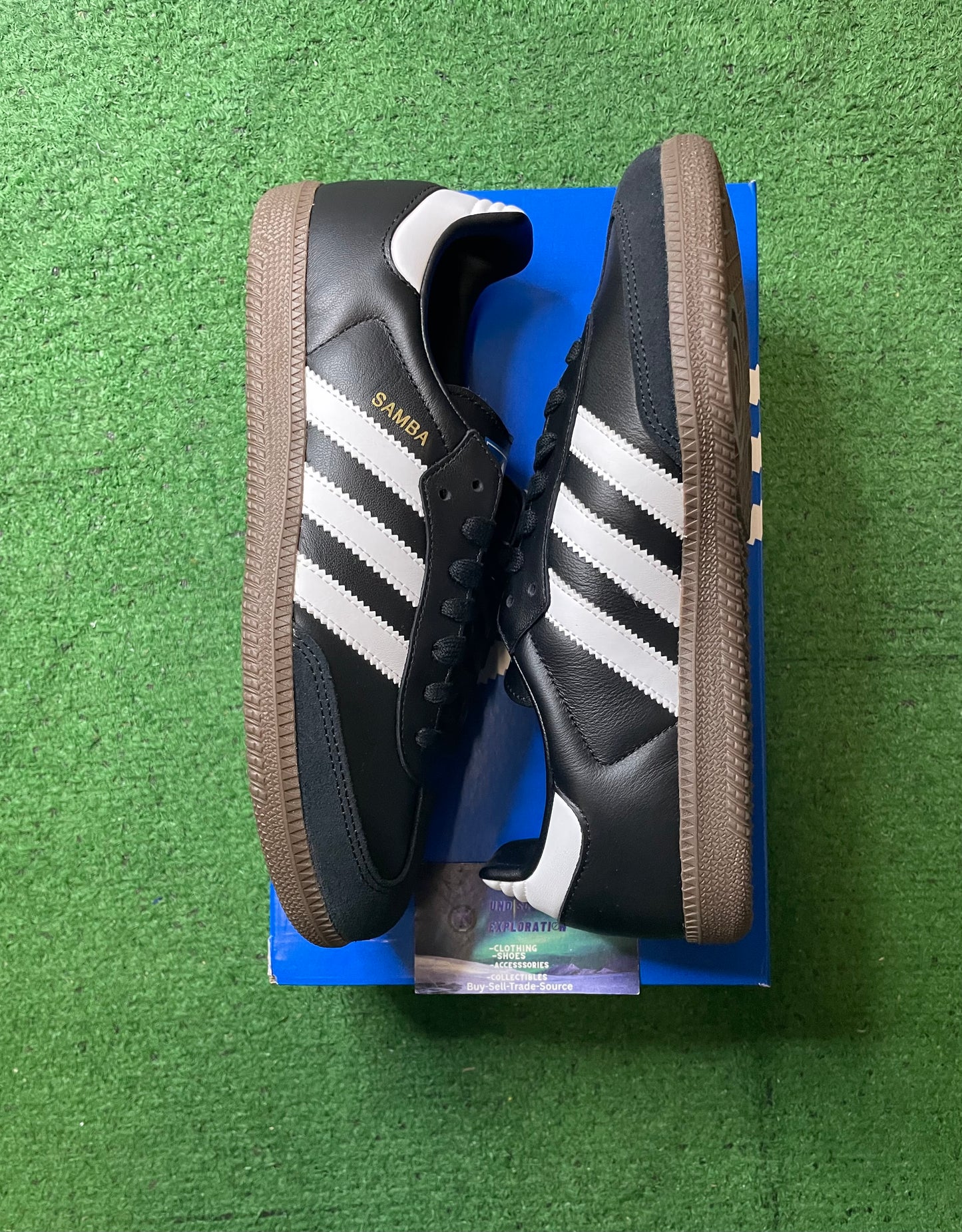 Adidas Samba black white gum