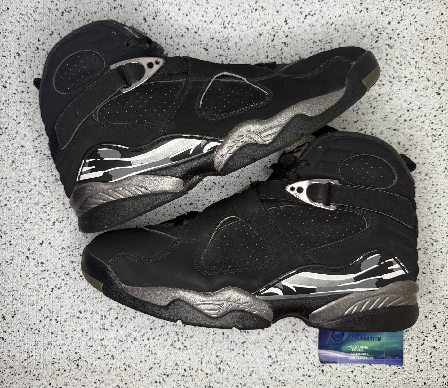Jordan 8 Chrome 12 Men/13.5 Women “Preowned”