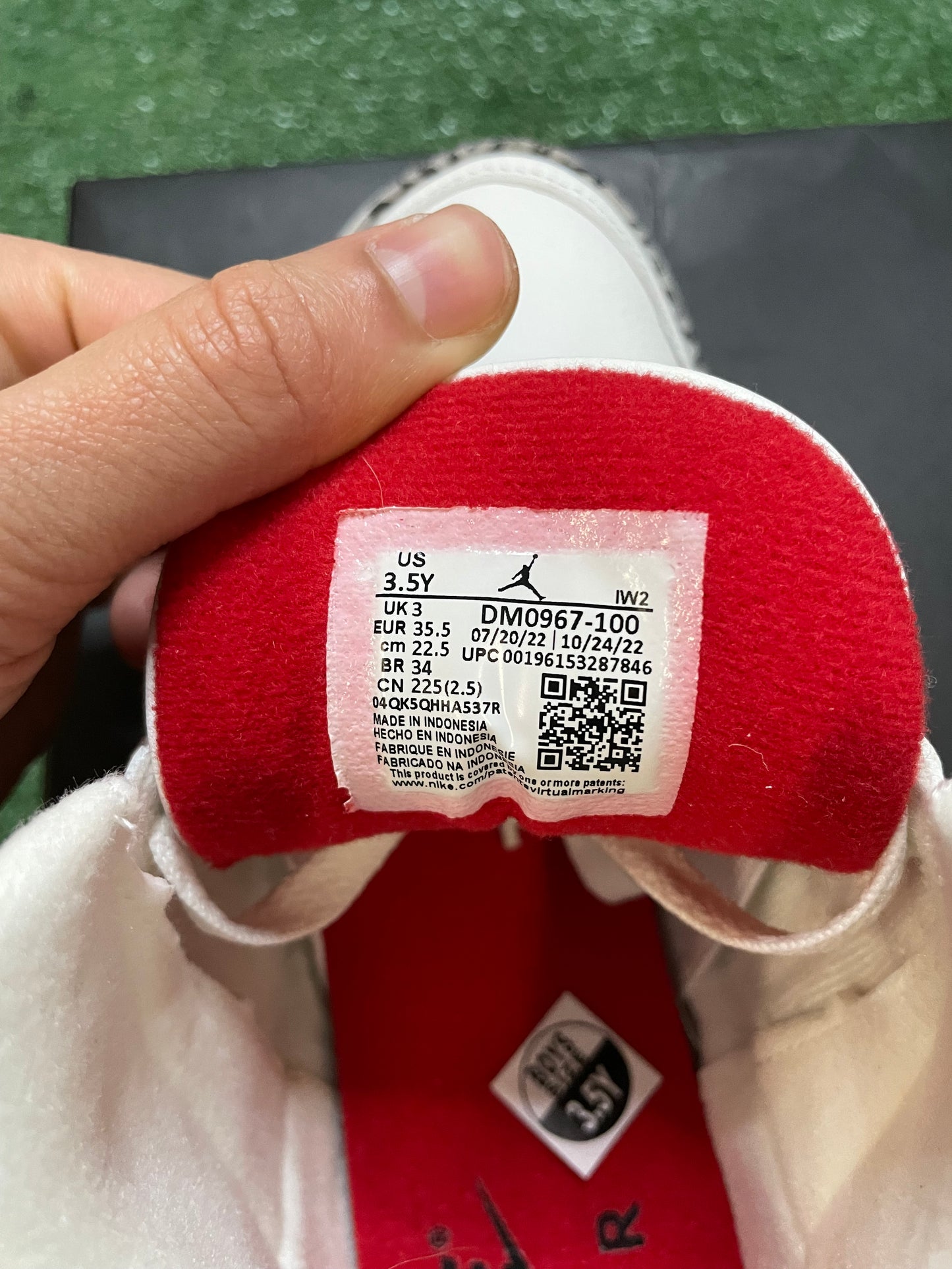 Jordan 3 white cement  reimagined