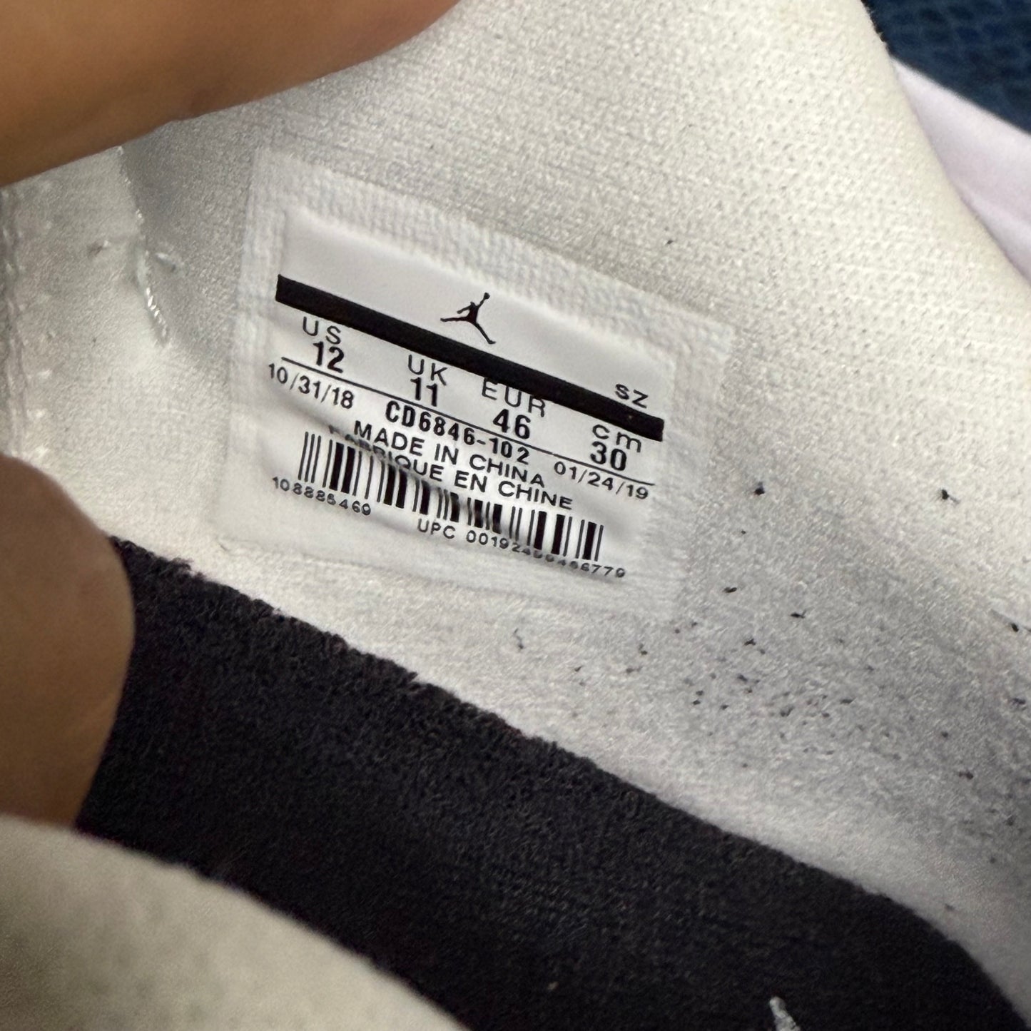 Jordan 11 Low Snakeskin Navy 12 Men/13.5 Women “Preowned”