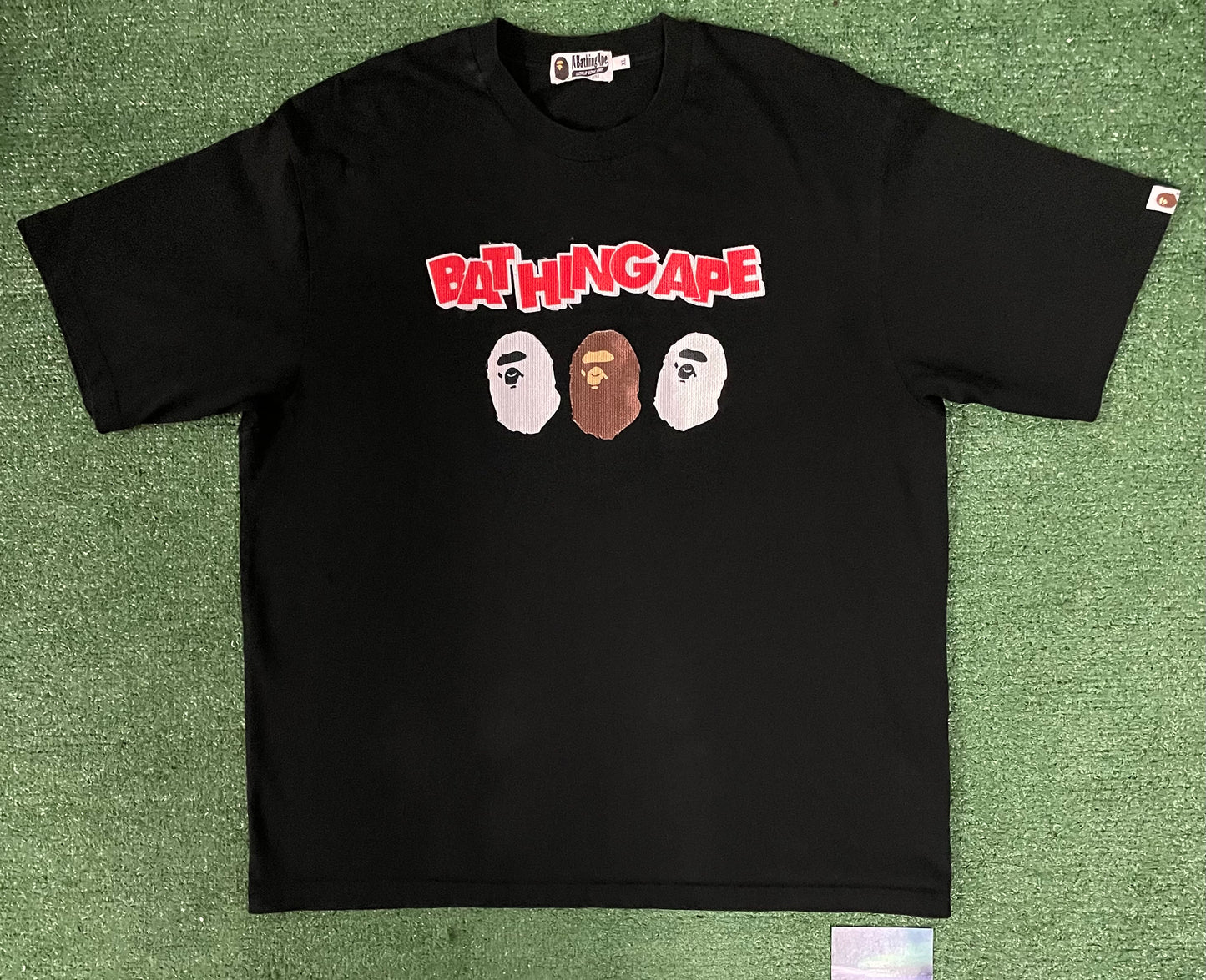 Bape Bathing Ape triple ape head tee