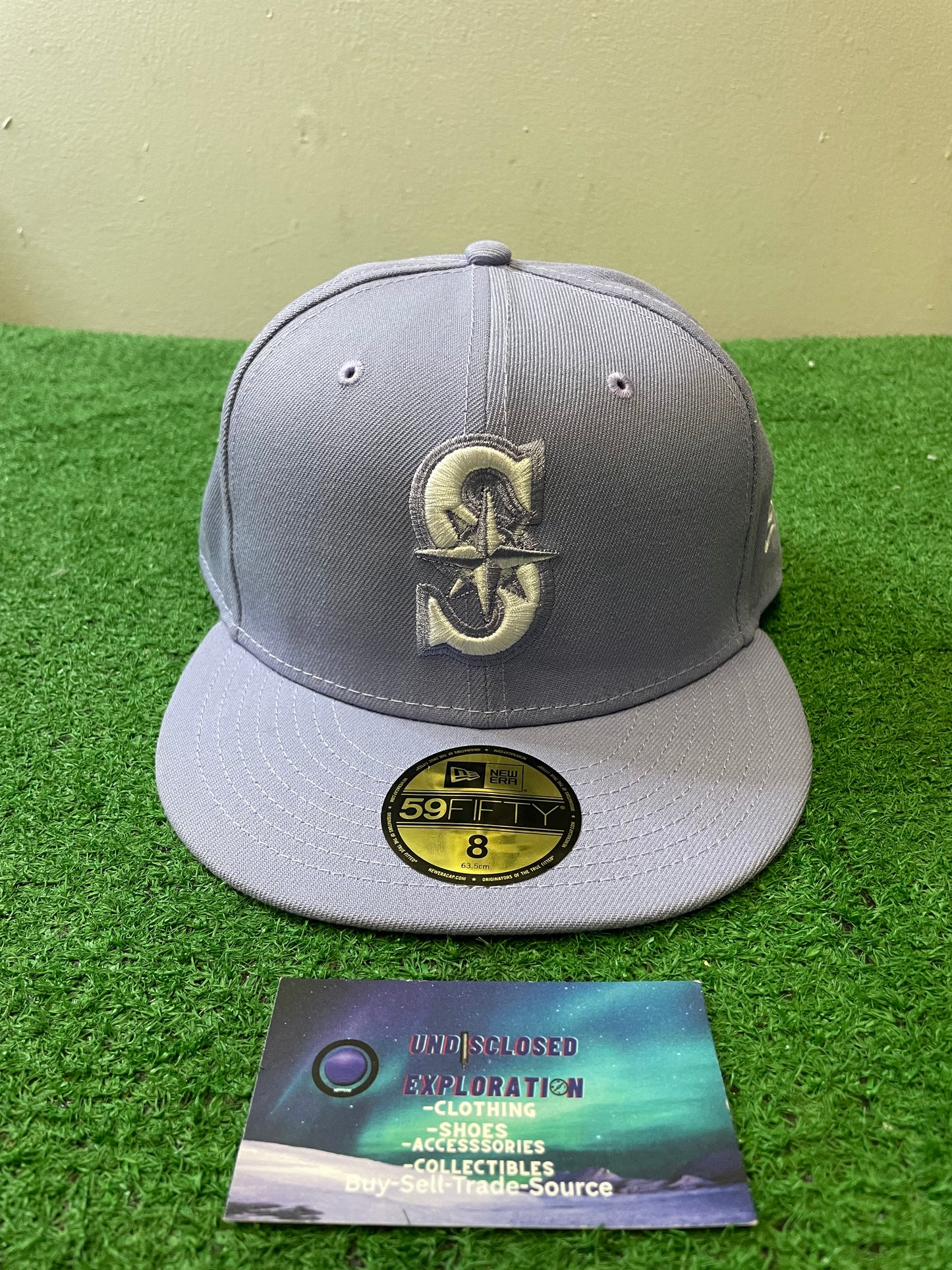 Seattle Mariners lavender new era fitted hat