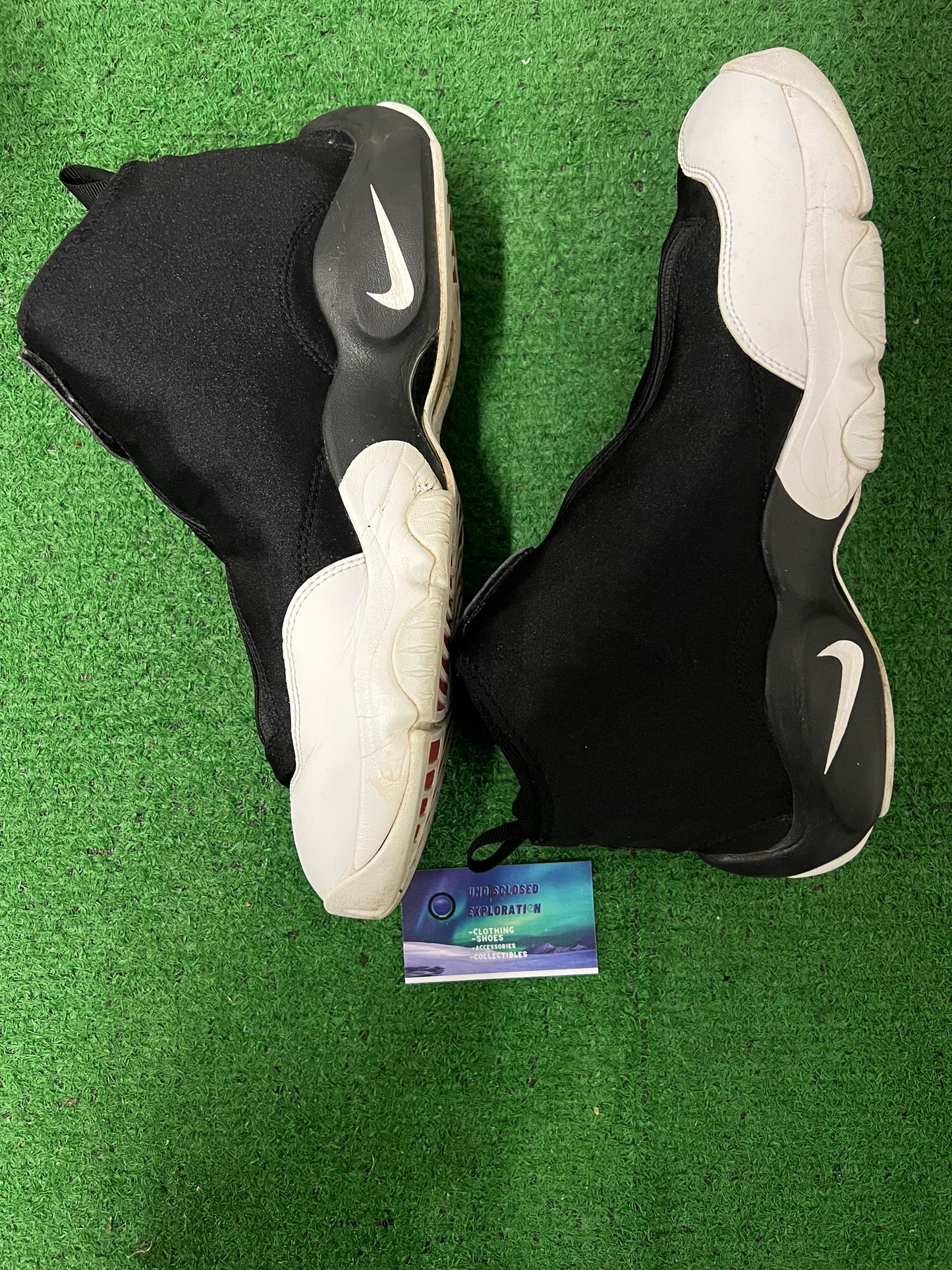 Nike Air Zoom flight 98 the glove black & white og size 12men/13.5women
