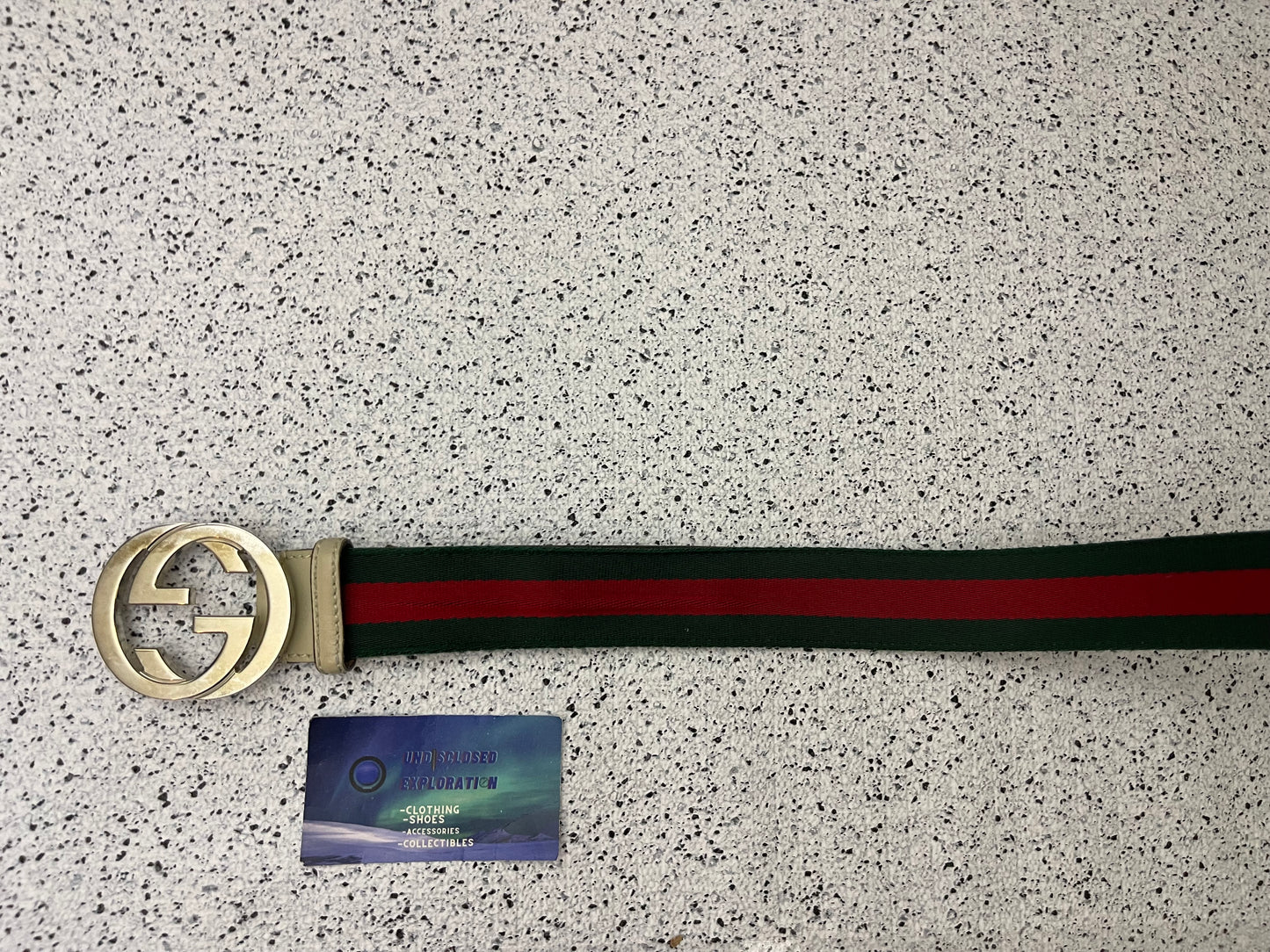 Gucci Striped Belt