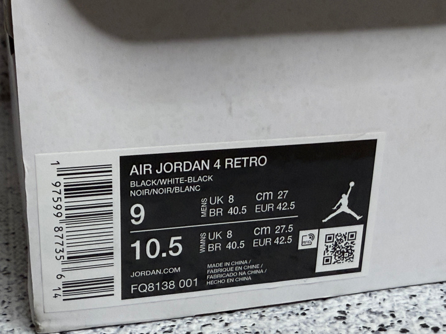 Jordan 4 Thunder