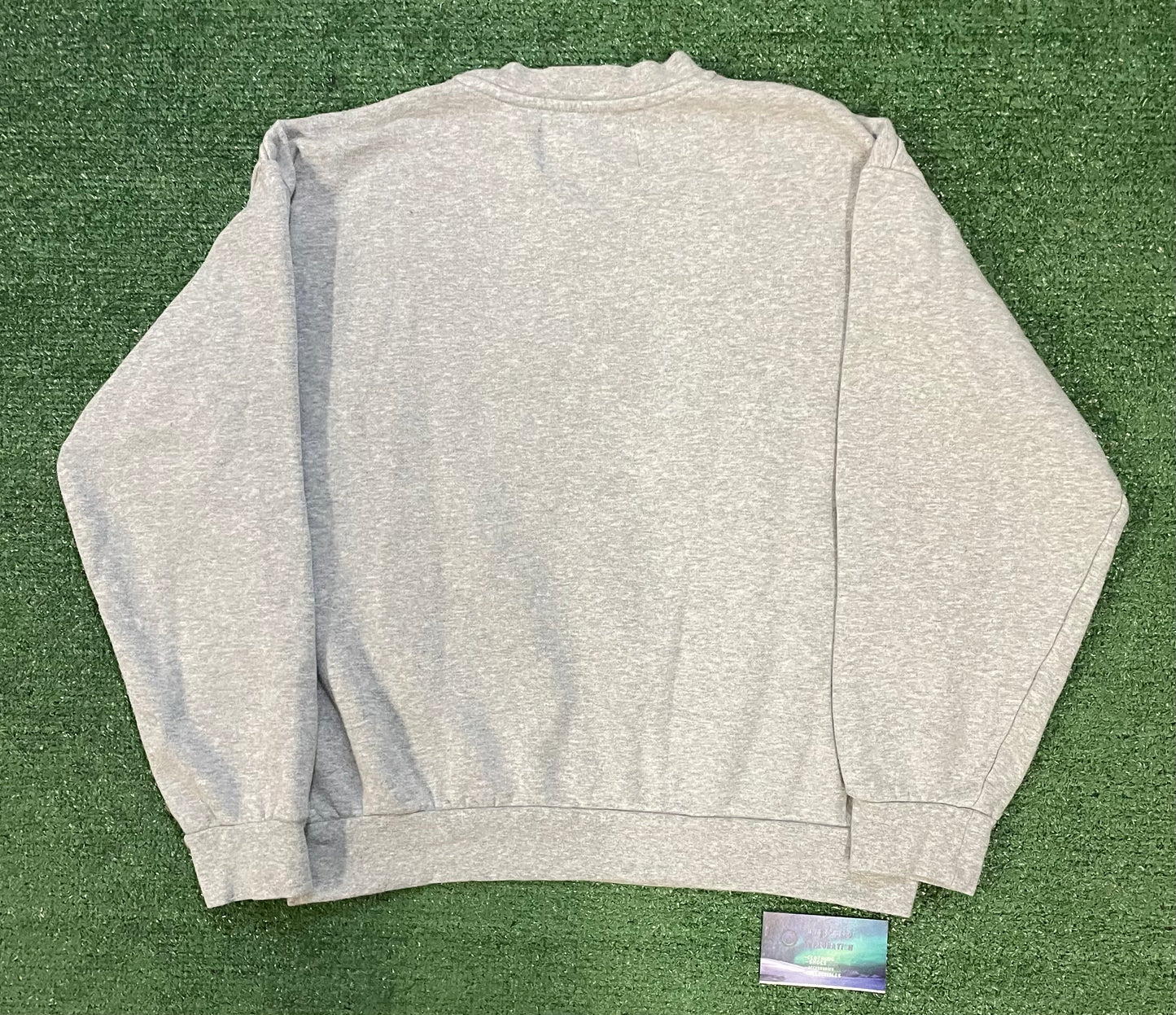 Land Rover green and gray crewneck