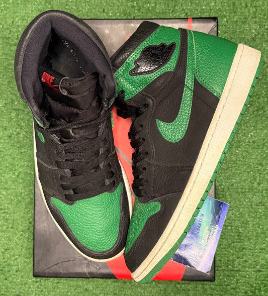 Jordan 1 Pine Green 9 Men/10.5 Women “Preowned”