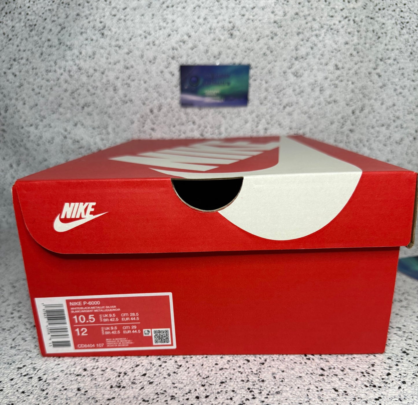 Nike P-6000 White Metallic Silver
