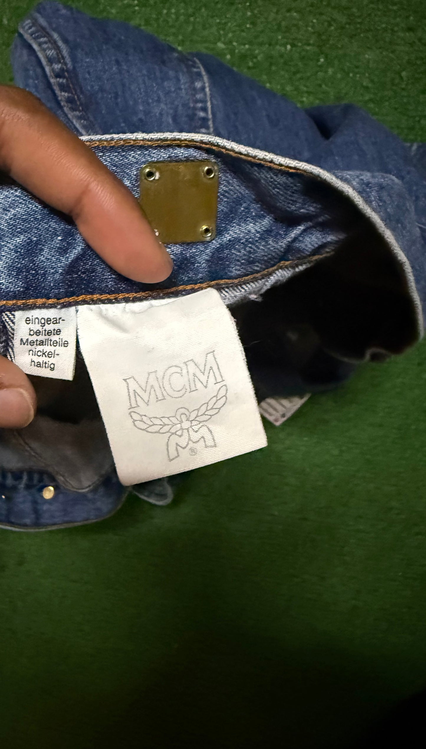Vintage MCM Denim Vest