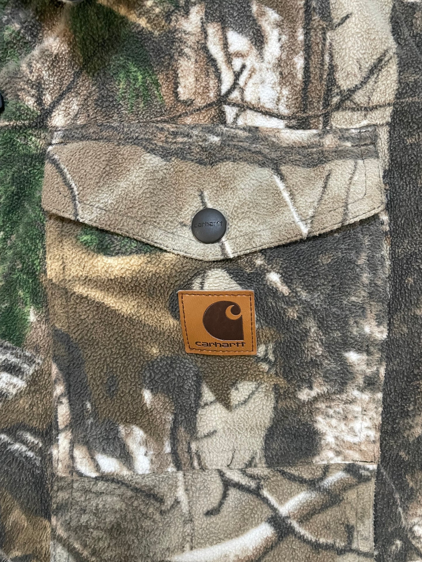 Carhartt real tree camo Reversible fleece