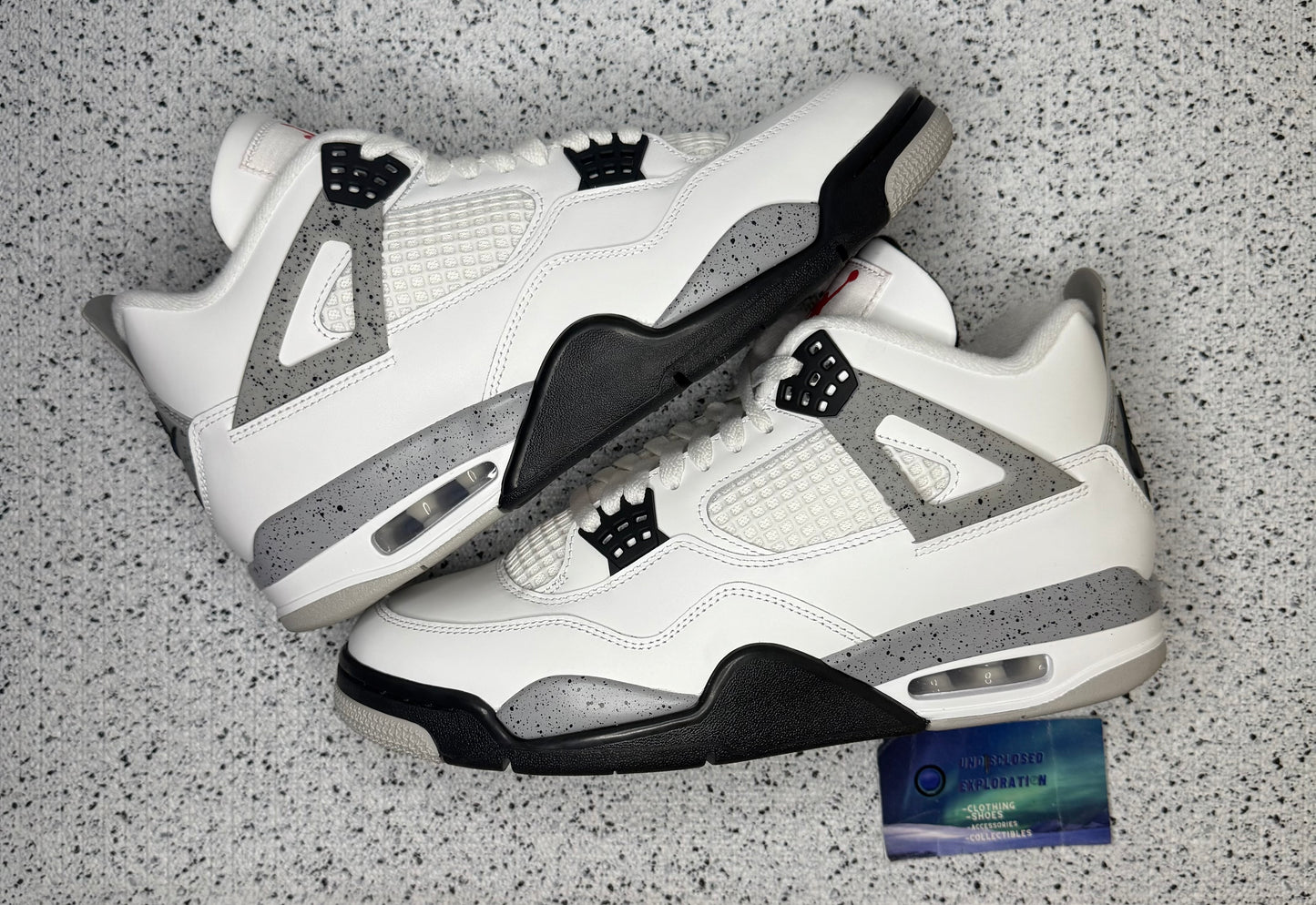 Jordan 4 White Cement 10 Men/11.5 Women “Preowned”
