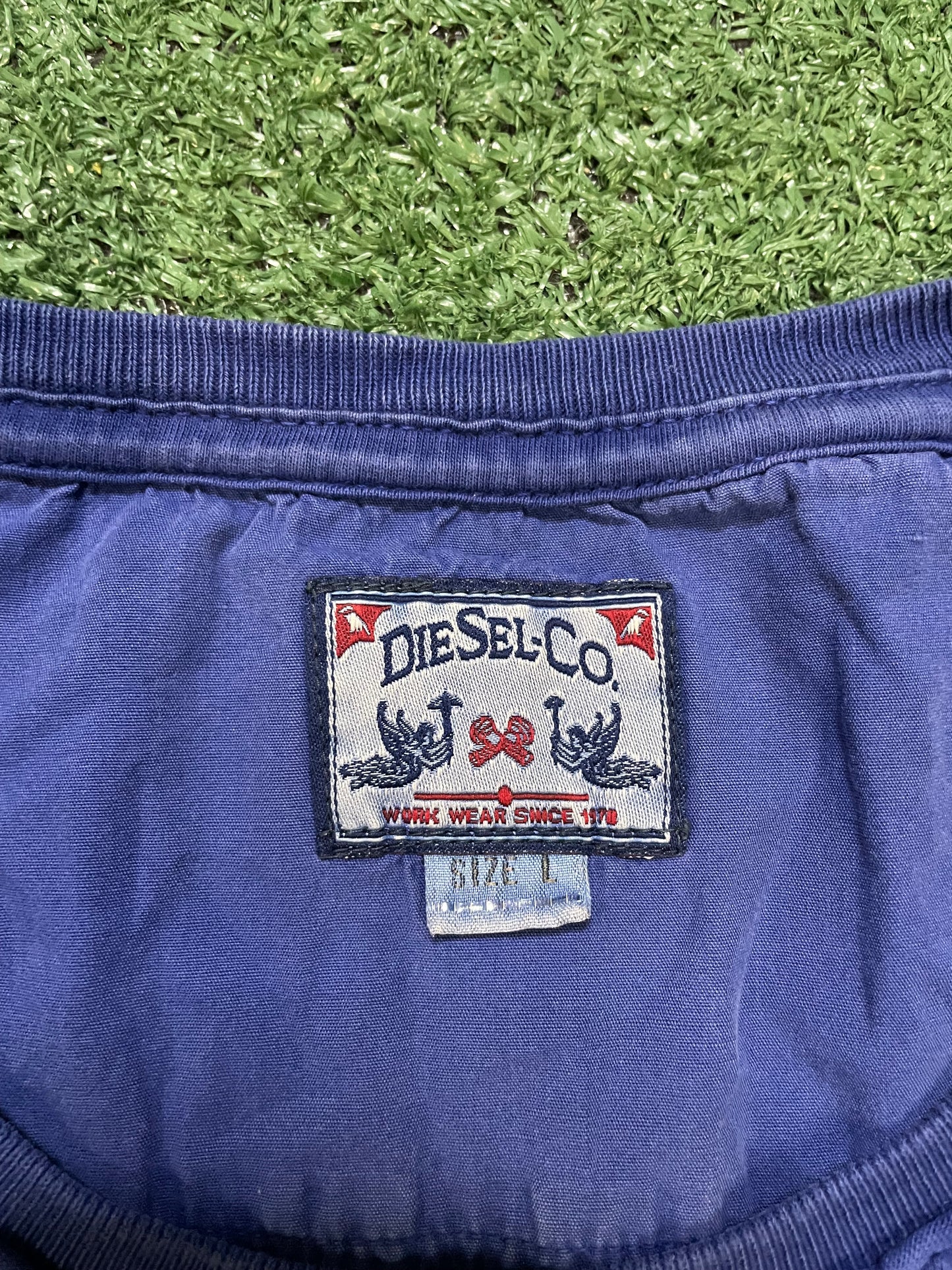 Diesel only the brave blue tee