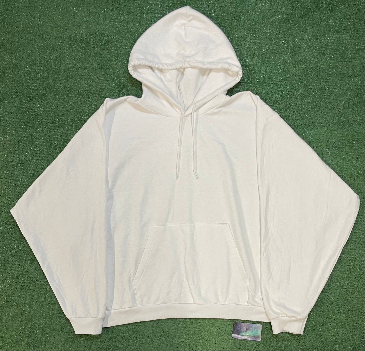 Yeezy blank White hoodie