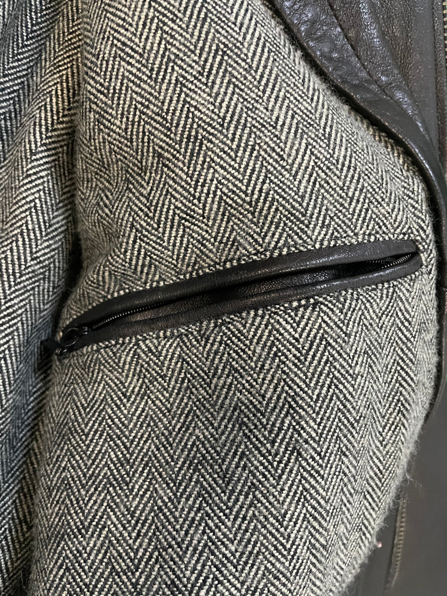 Weatherproof black essentials Leather Jacket