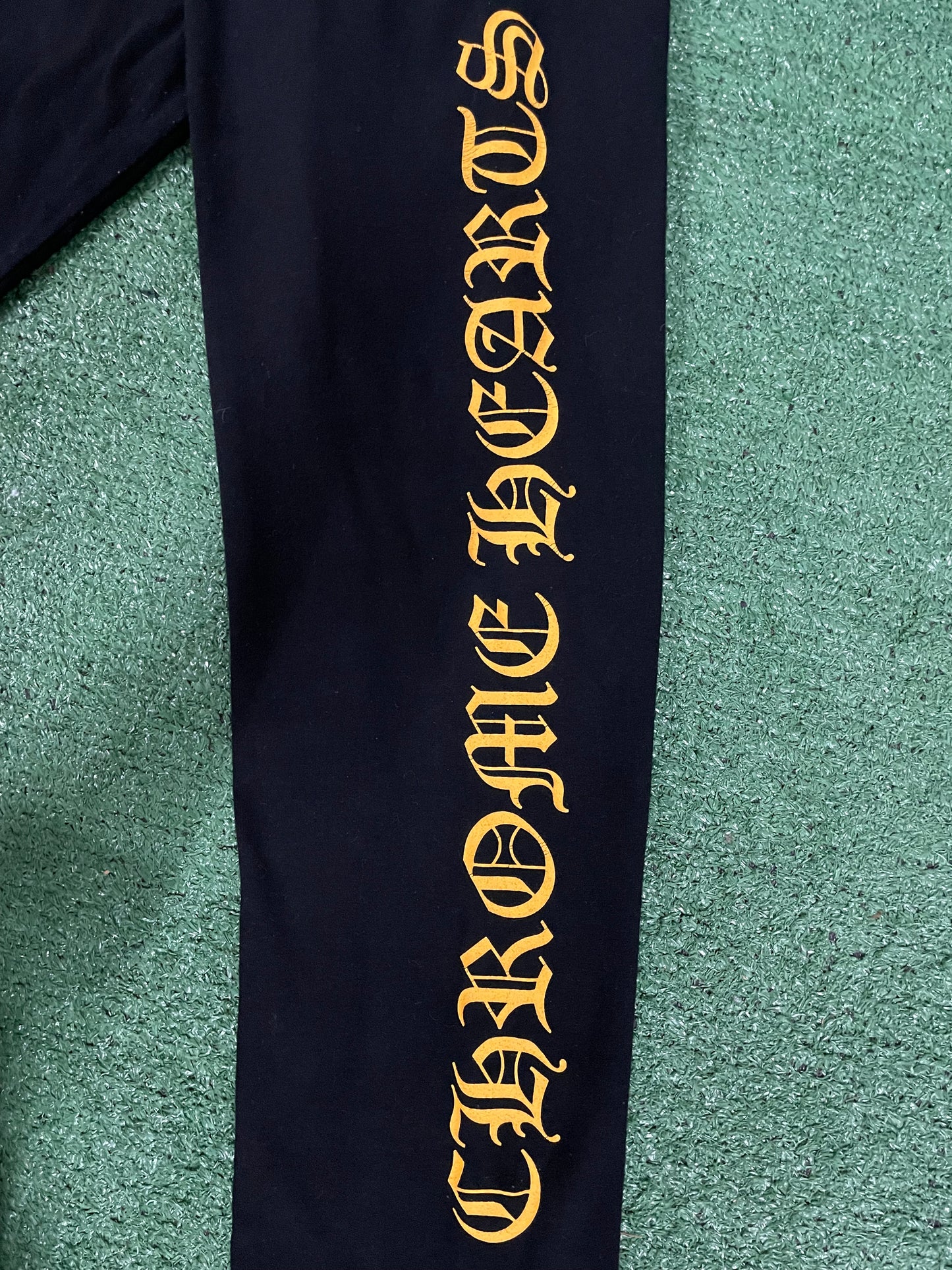 Chrome Hearts script leggings