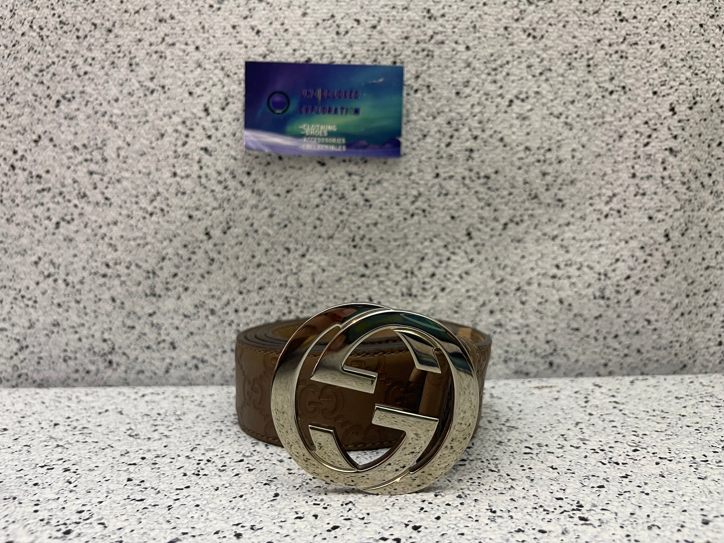 Gucci GG Print Belt