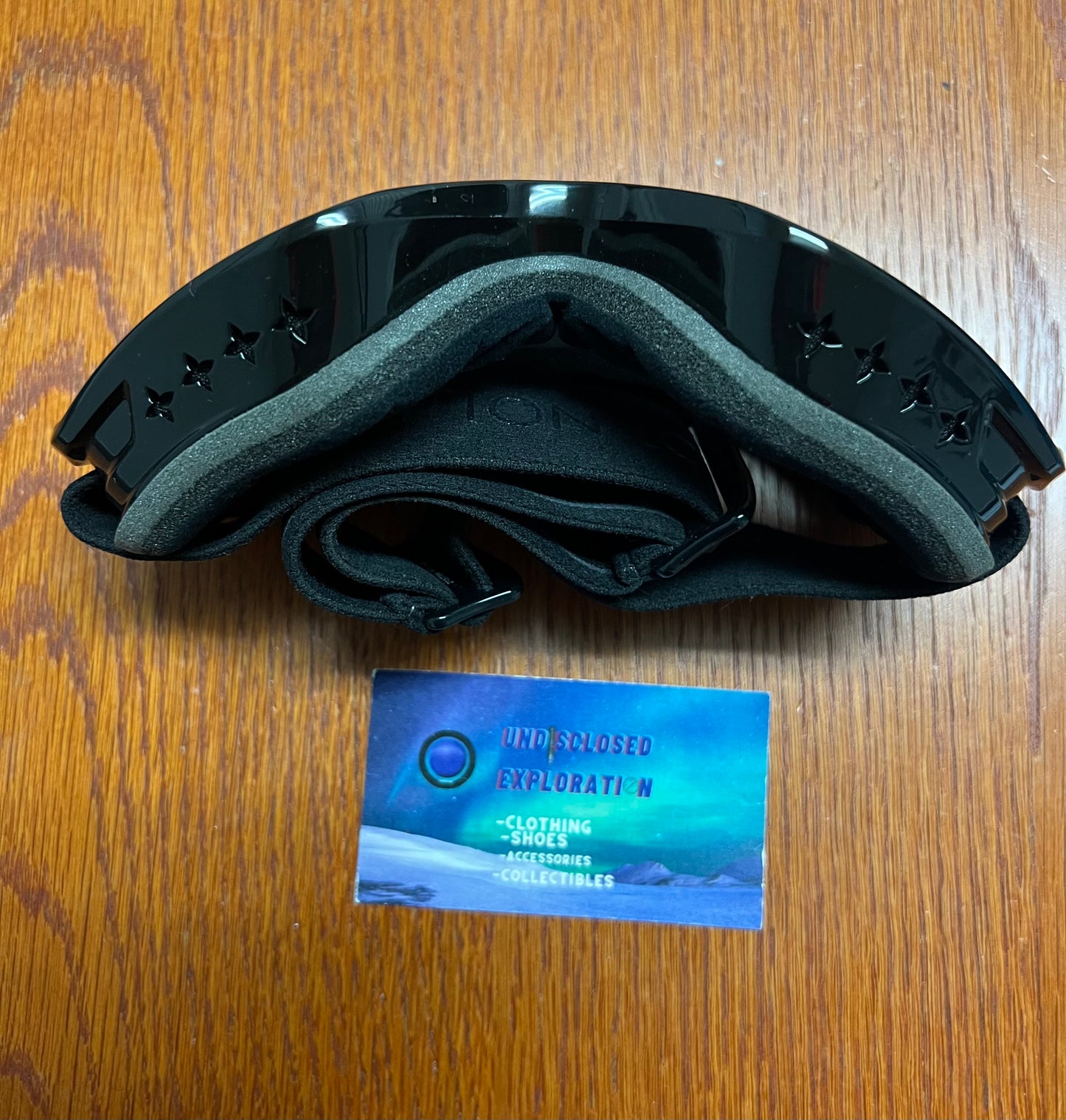 Louis Vuitton LV snowboard ski mask goggles black