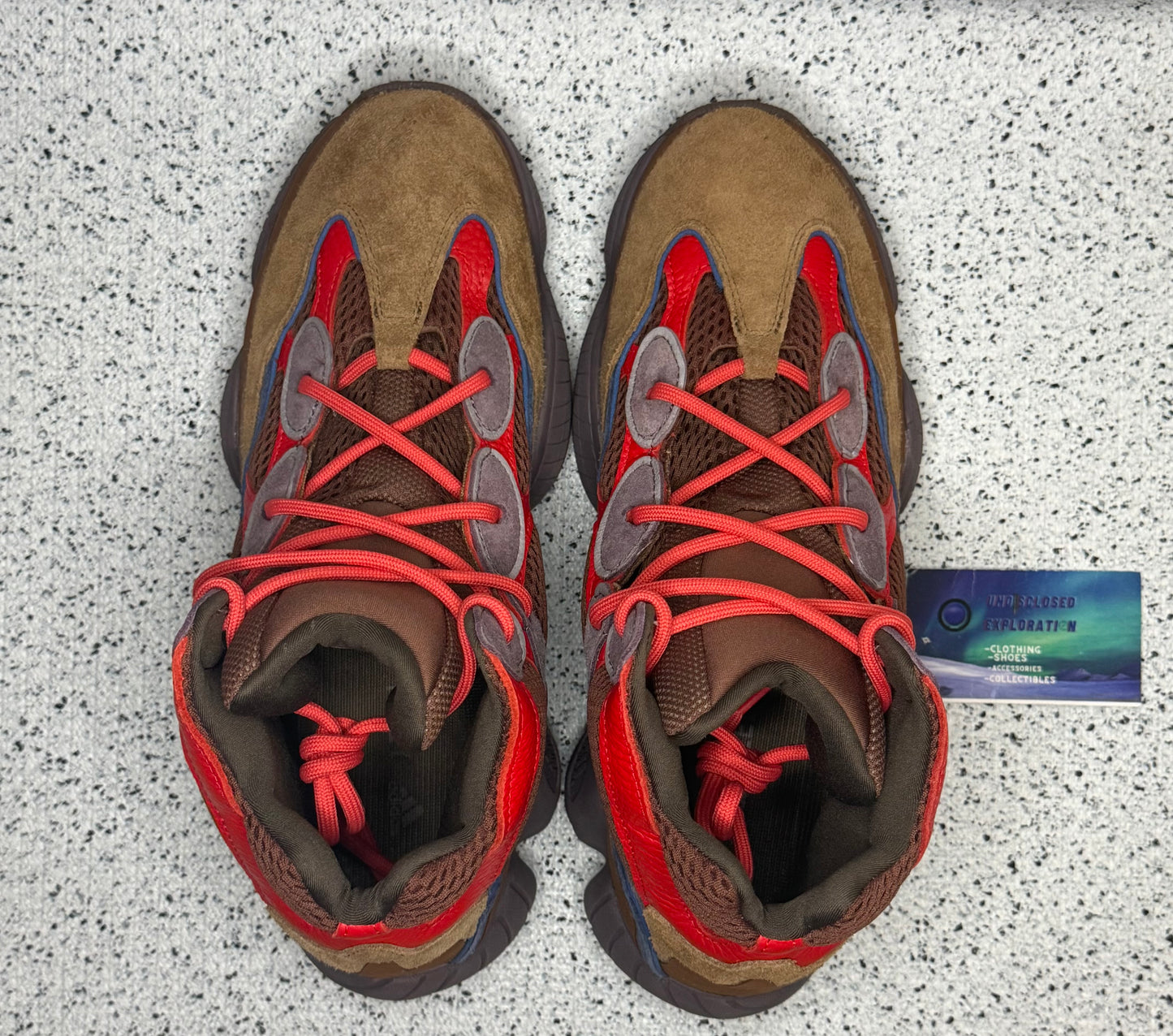 Yeezy 500 High Sumac 12 Me /13.5 Women “Preowned”