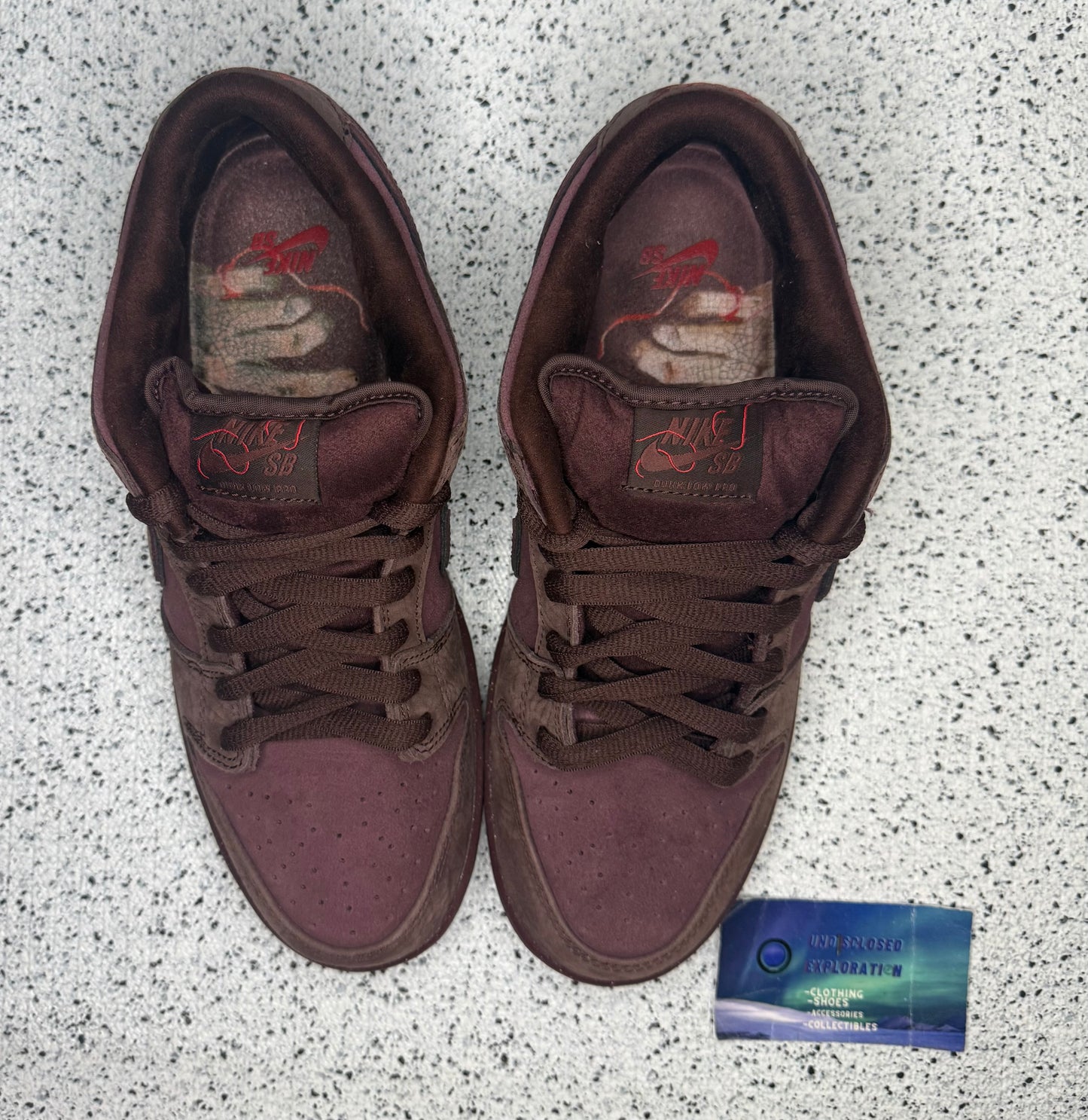 Nike Dunk SB Low Burgundy Crush 9 Men/10.5 Women “Preowned”