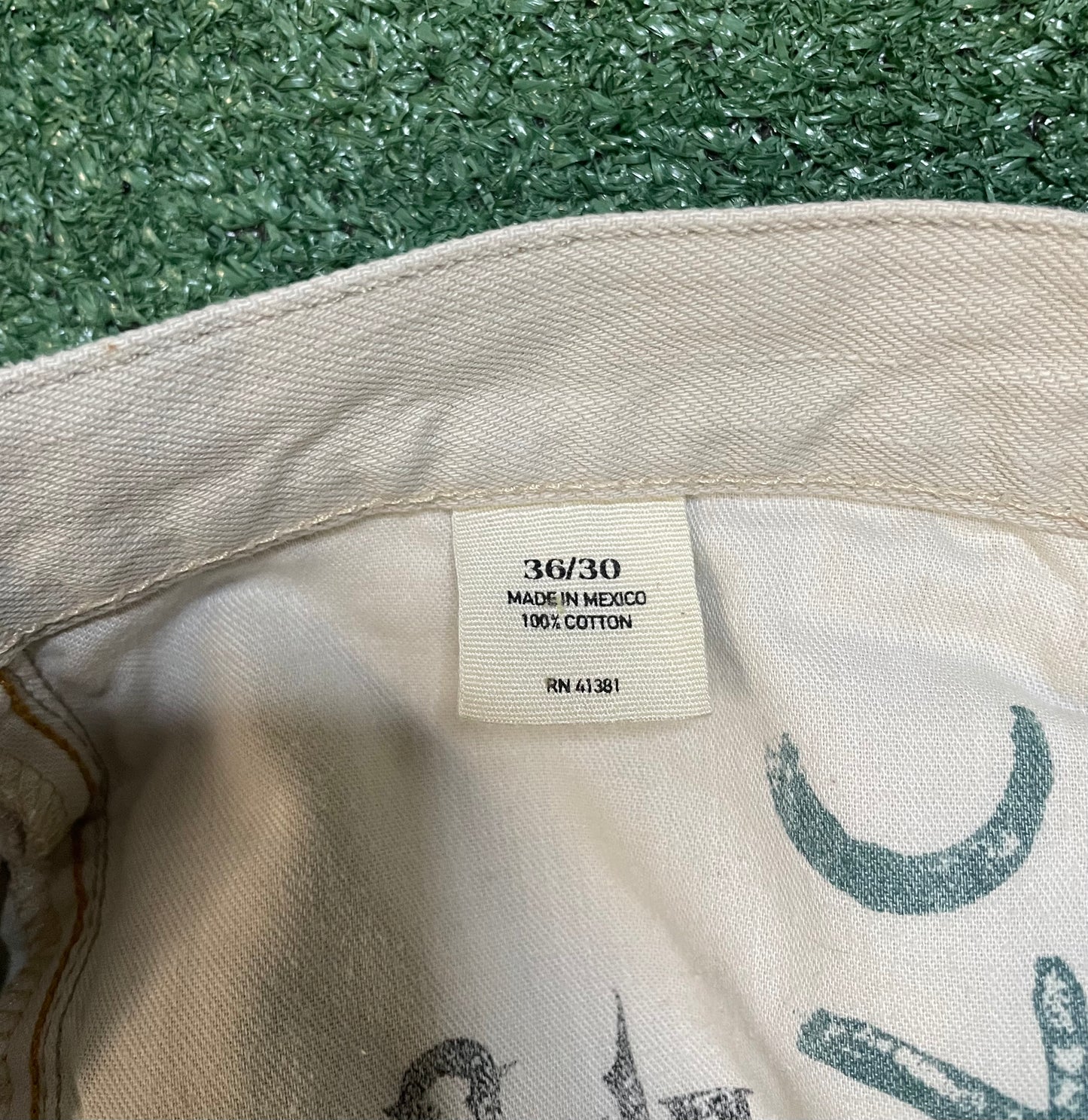 Vintage Polo Ralph Lauren beige denim jeans