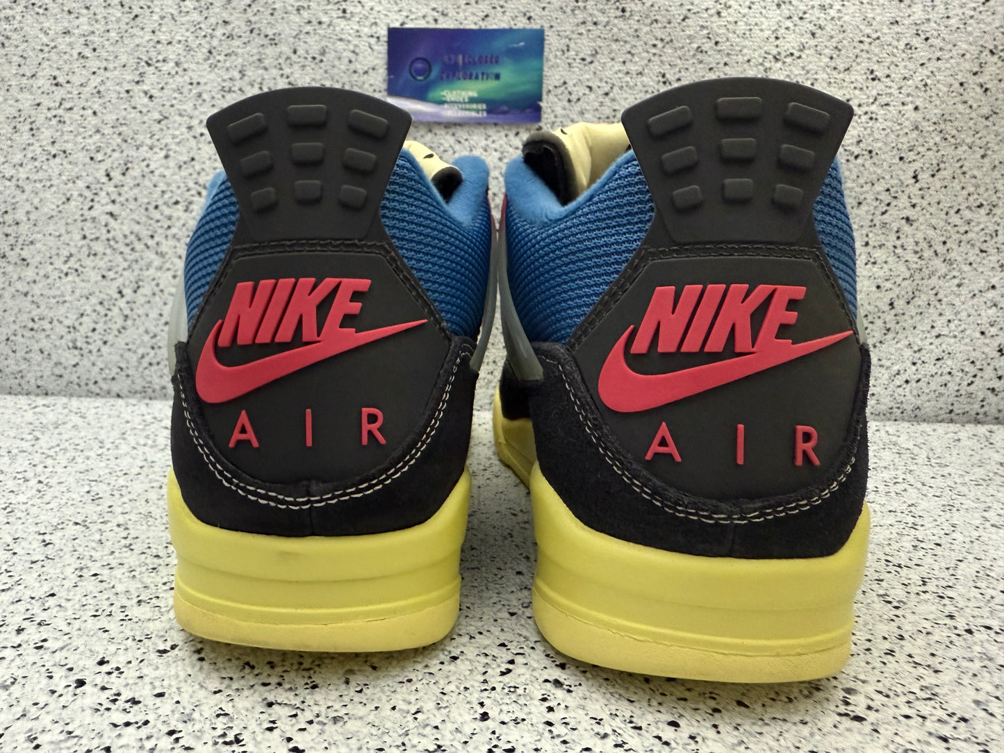Jordan 4 Union Noir 9 Men/10.5 Women “Preowned”