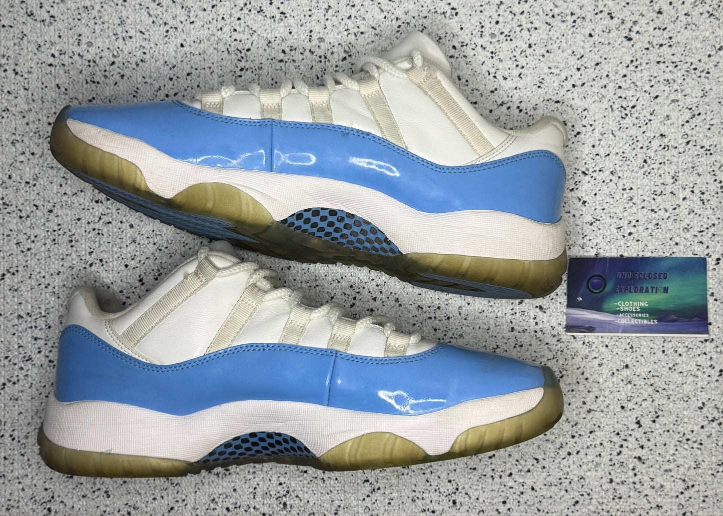 Jordan 11 Low University Blue 10.5 Men /12 Women “Preowned”