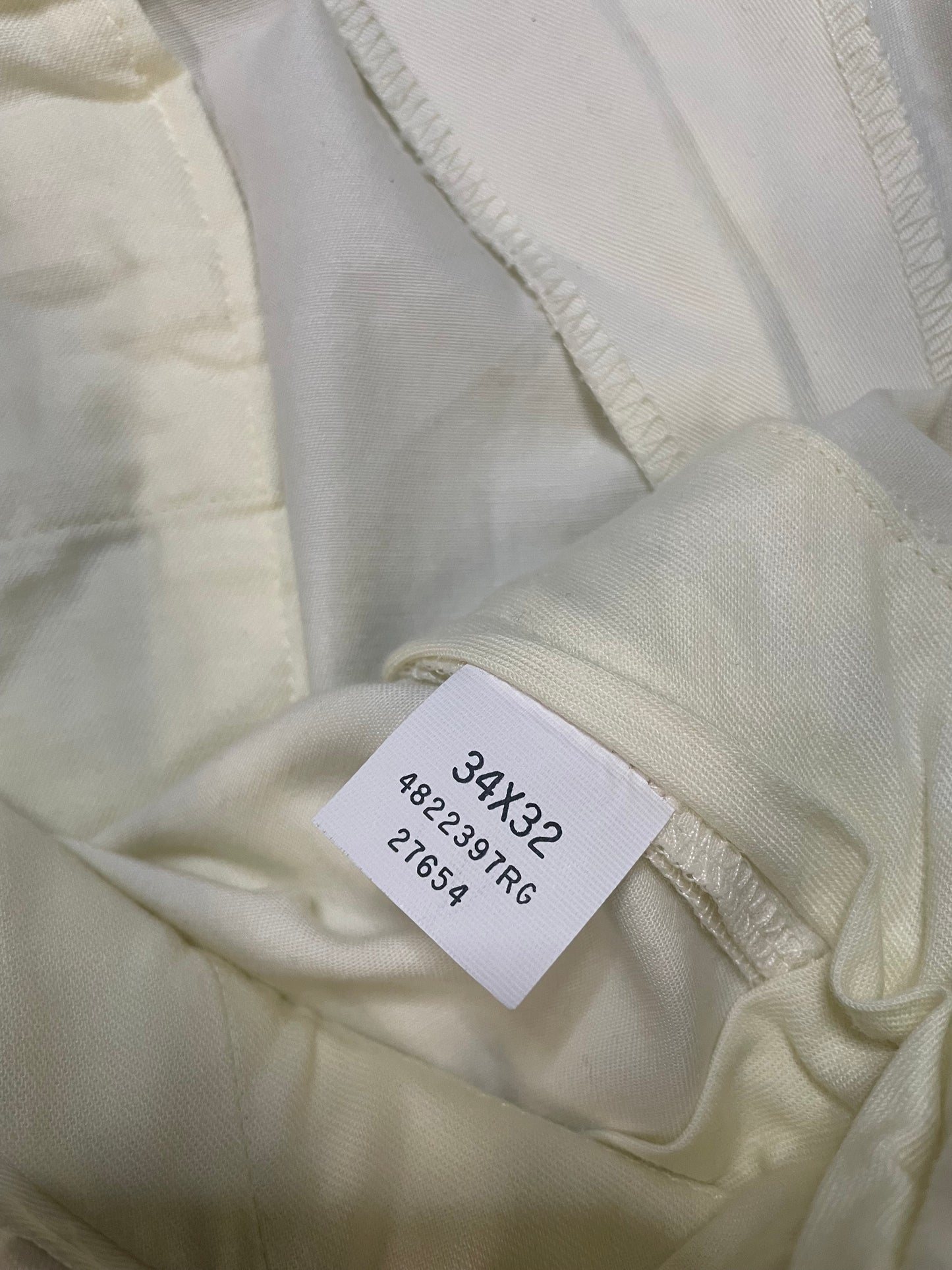 Polo Ralph Lauren cream white pants