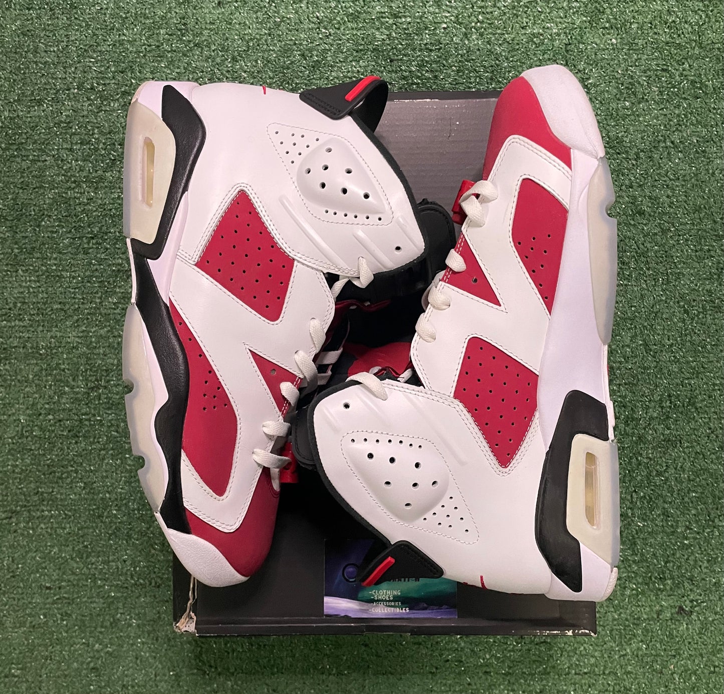 Air Jordan 6 Carmine 2021 size 11.5men/13women