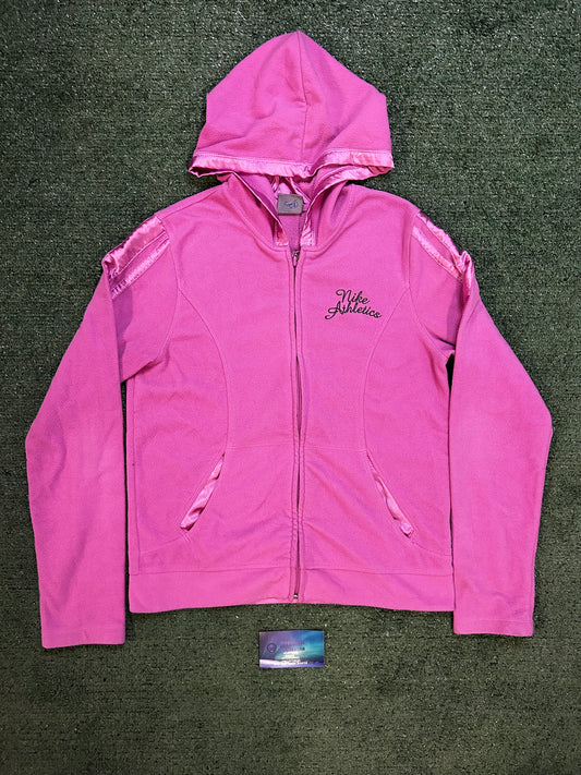 Vintage 2000s Nike pink athletics jacket  zipup