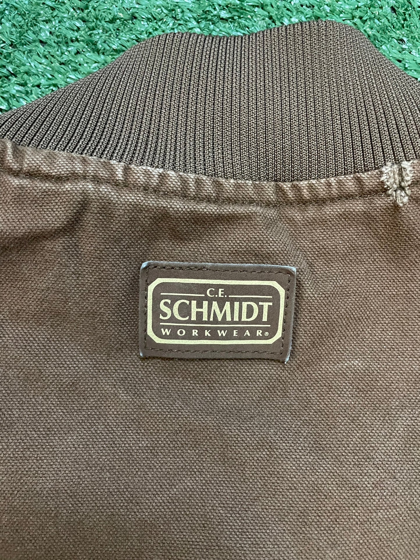 Vintage Schmidt workwear brown vest