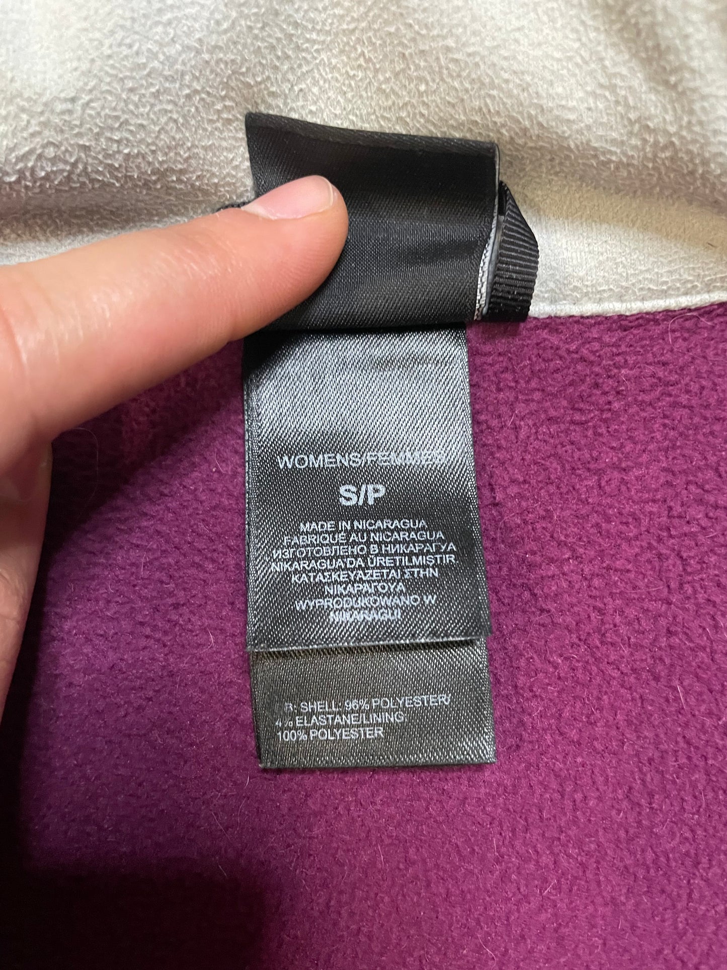 The North Face apex bionic plum jacket