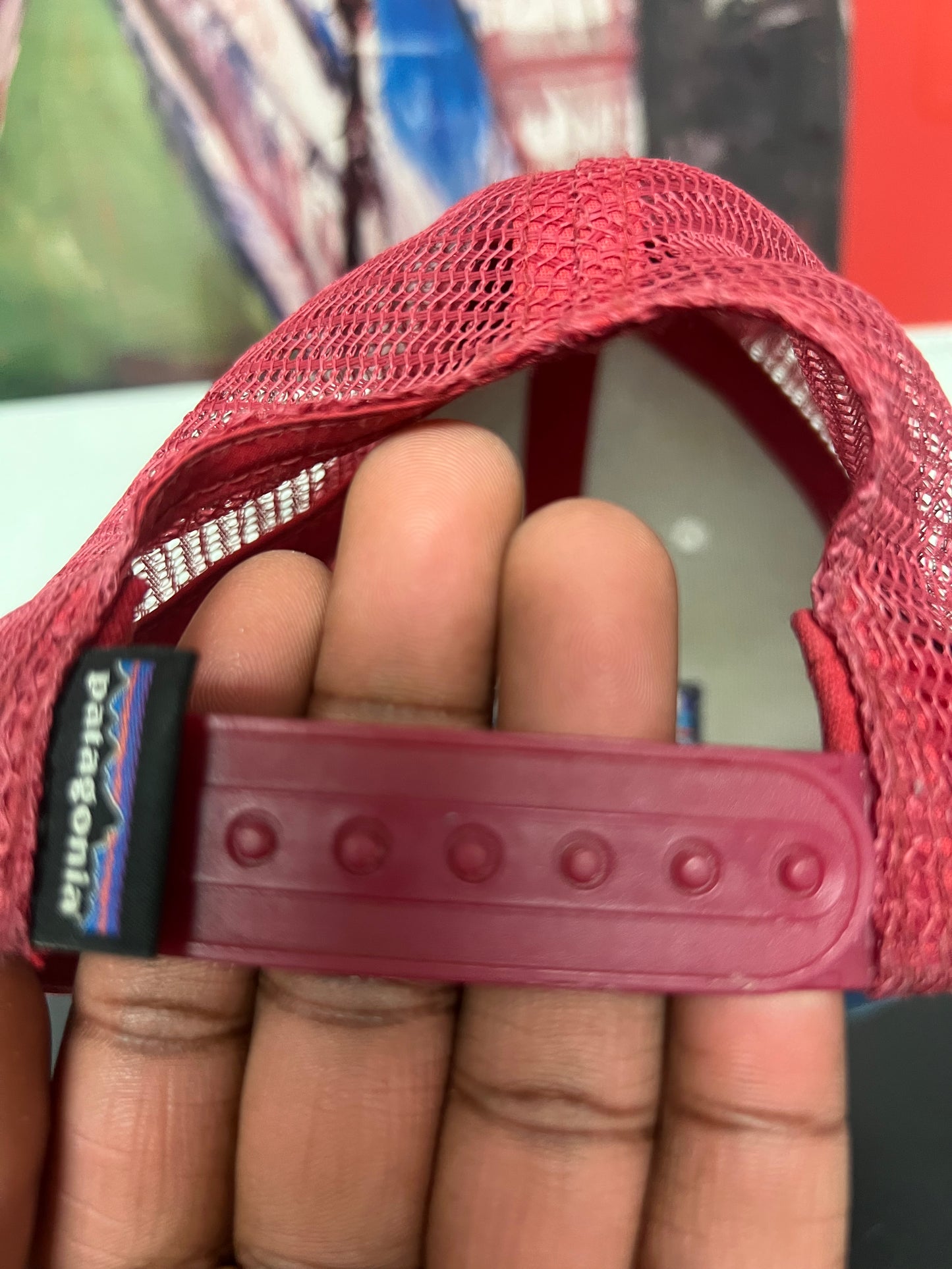 Patagonia mesh hat