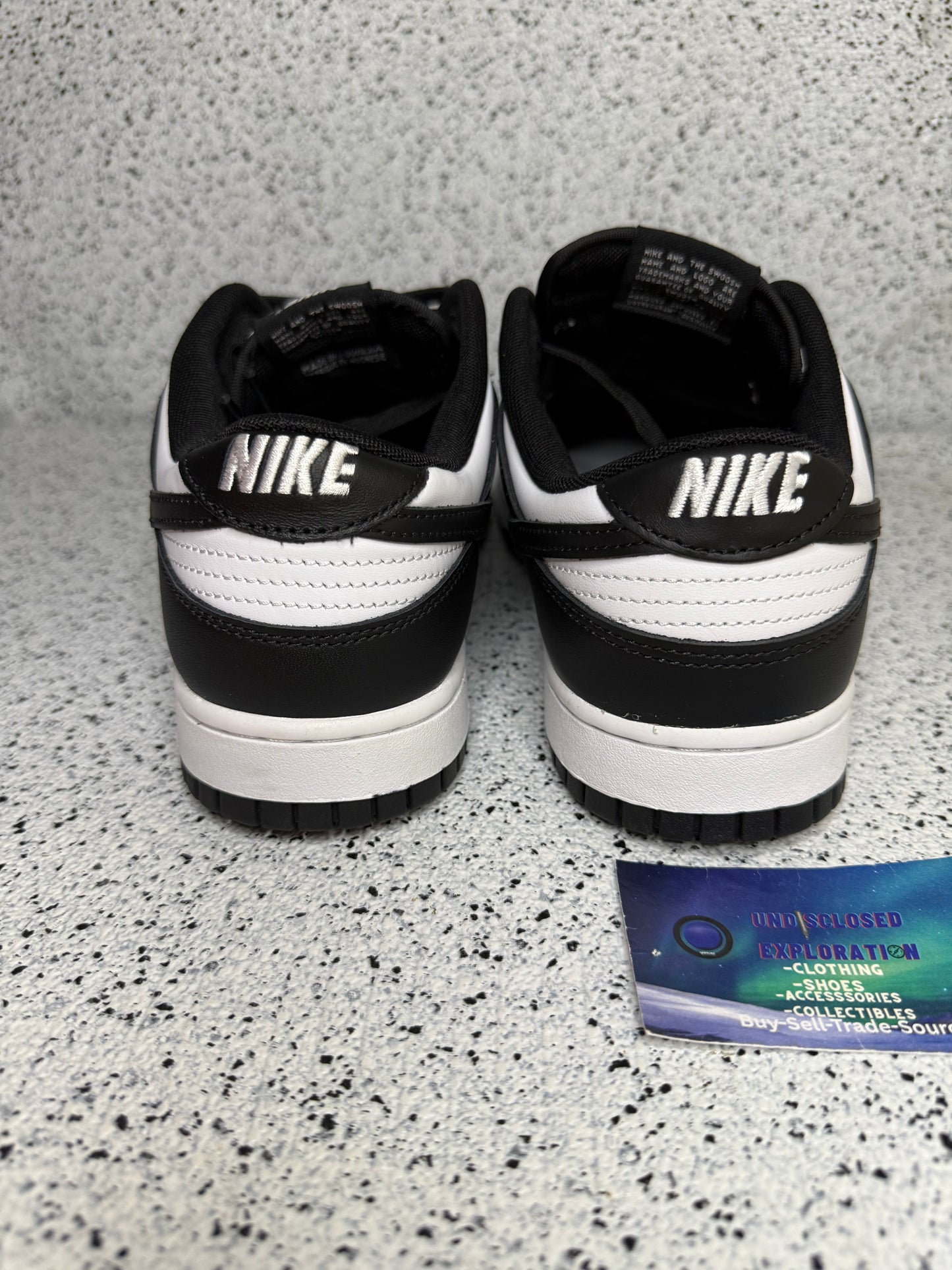 Nike Dunk Low Panda Black White 9.5 Men/11Women “Preowned”
