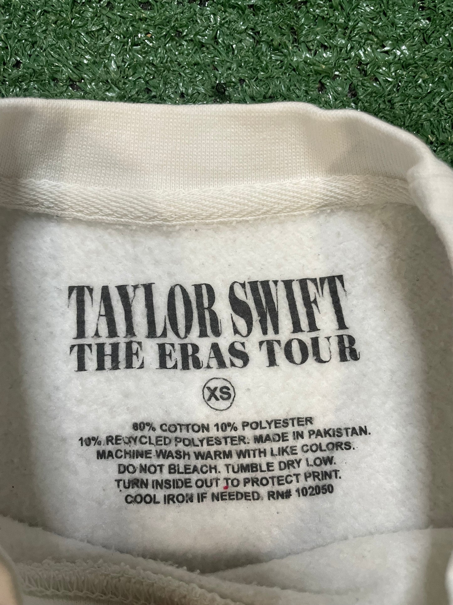 Taylor Swift The Eras Tour white crewneck