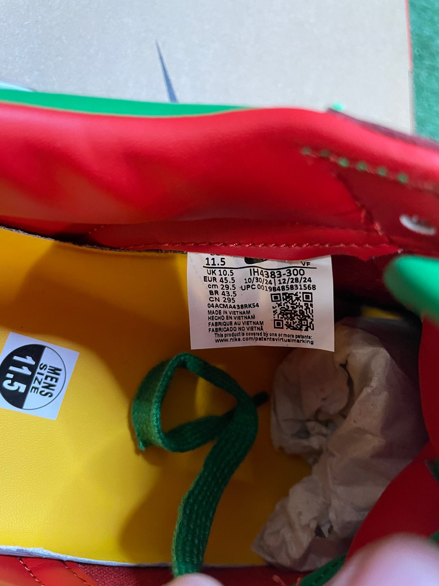 Nike Air Force 1 low X concrete boys lil yachty lucky green