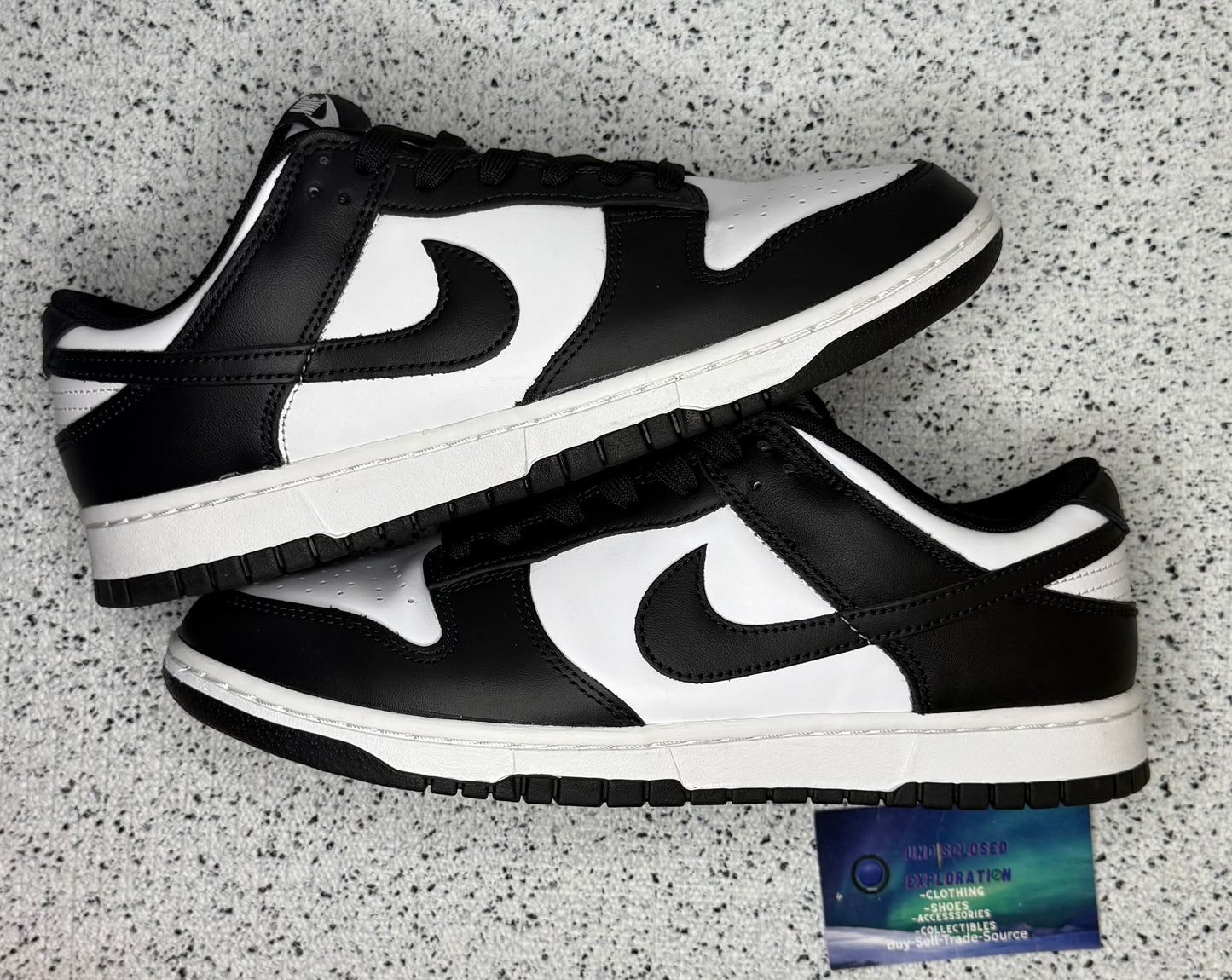 Nike Dunk Low Panda Black White 9.5 Men/11Women “Preowned”