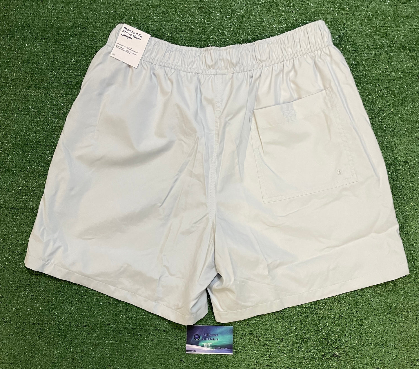 Nike woven pure platinum shorts