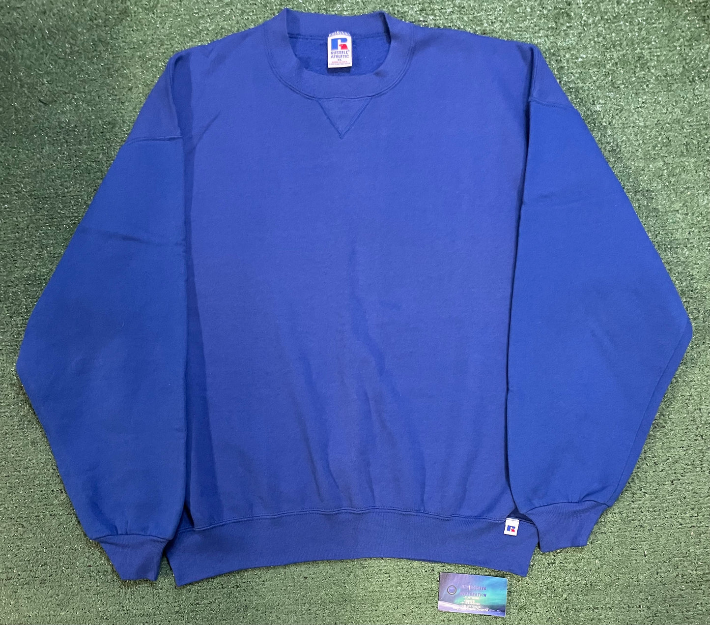 Vintage 1990s Russell royal blue essential crewneck